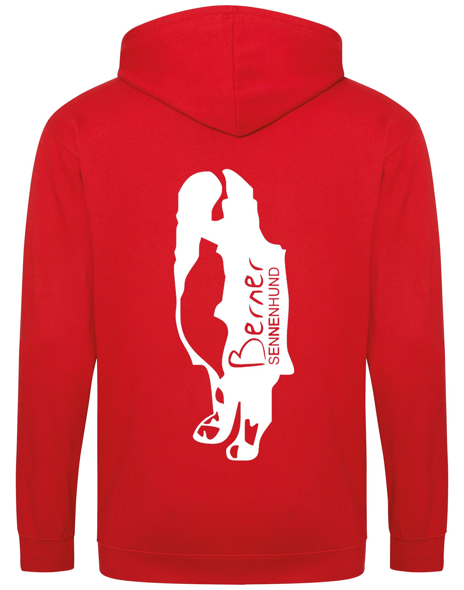 Berner Sennenhund Dog Breed Design Zipped Hoodie – Style and Comfort for Dog Lovers