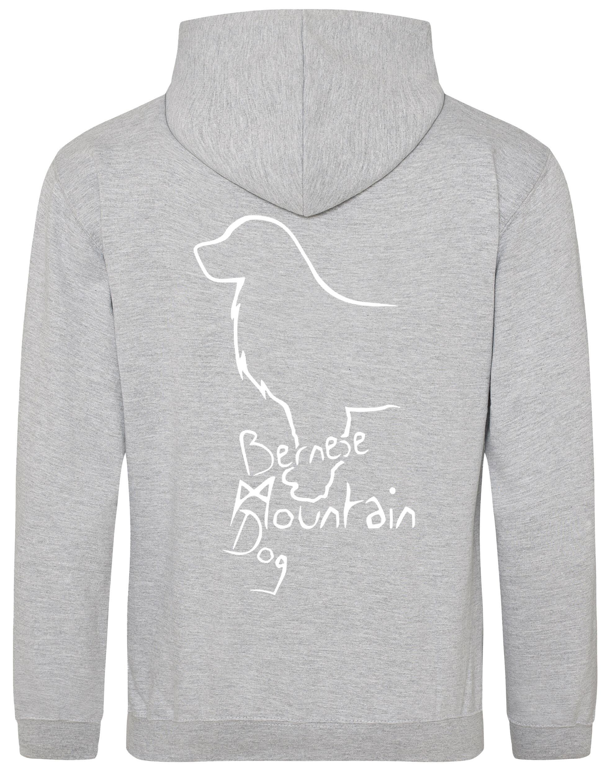 Bernese Mountain Dog Dog Breed Design Pullover Hoodie – Style and Comfort for Dog Lovers