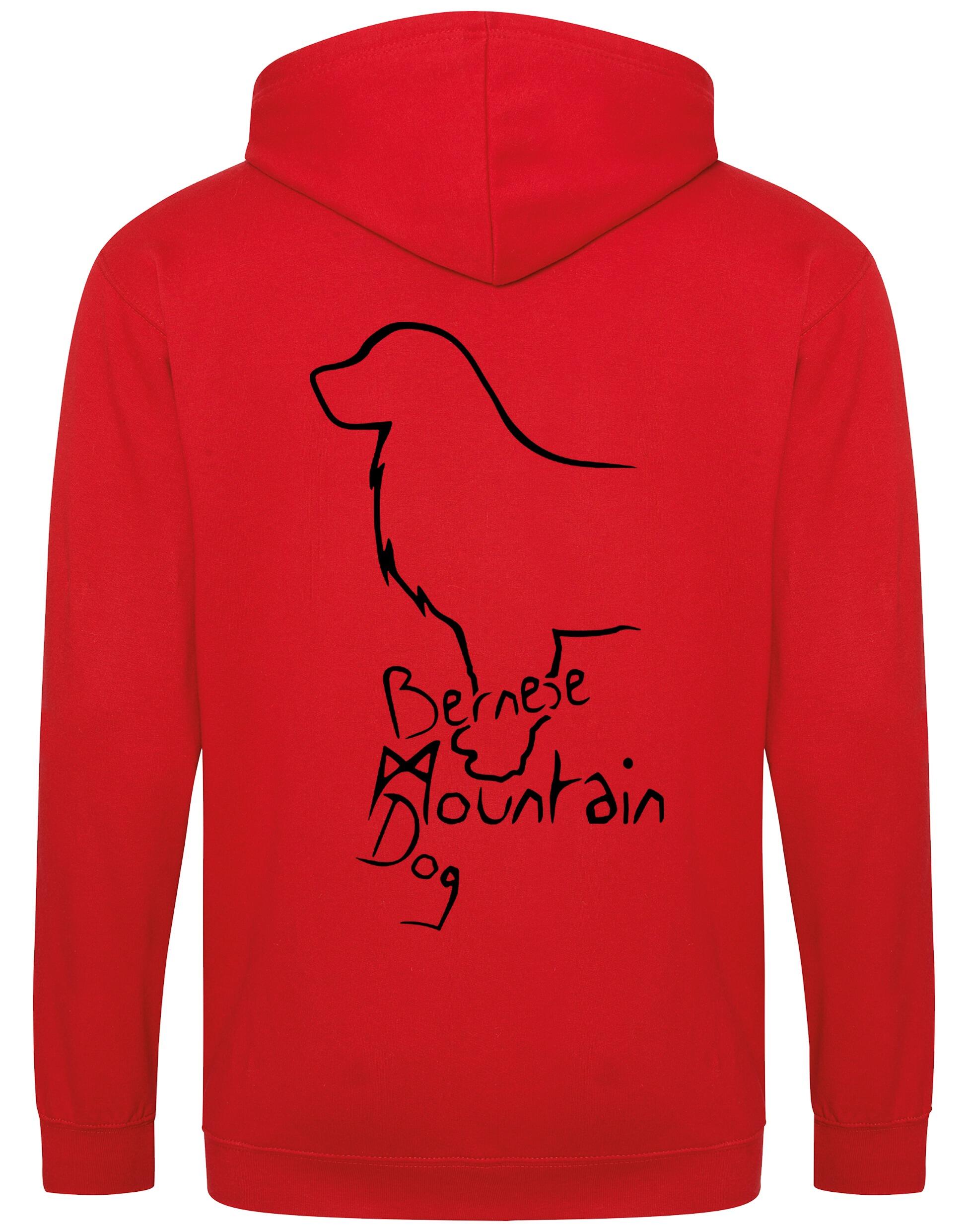 Bernese Mountain Dog Zipped Hoodie – Style and Comfort for Dog Lovers