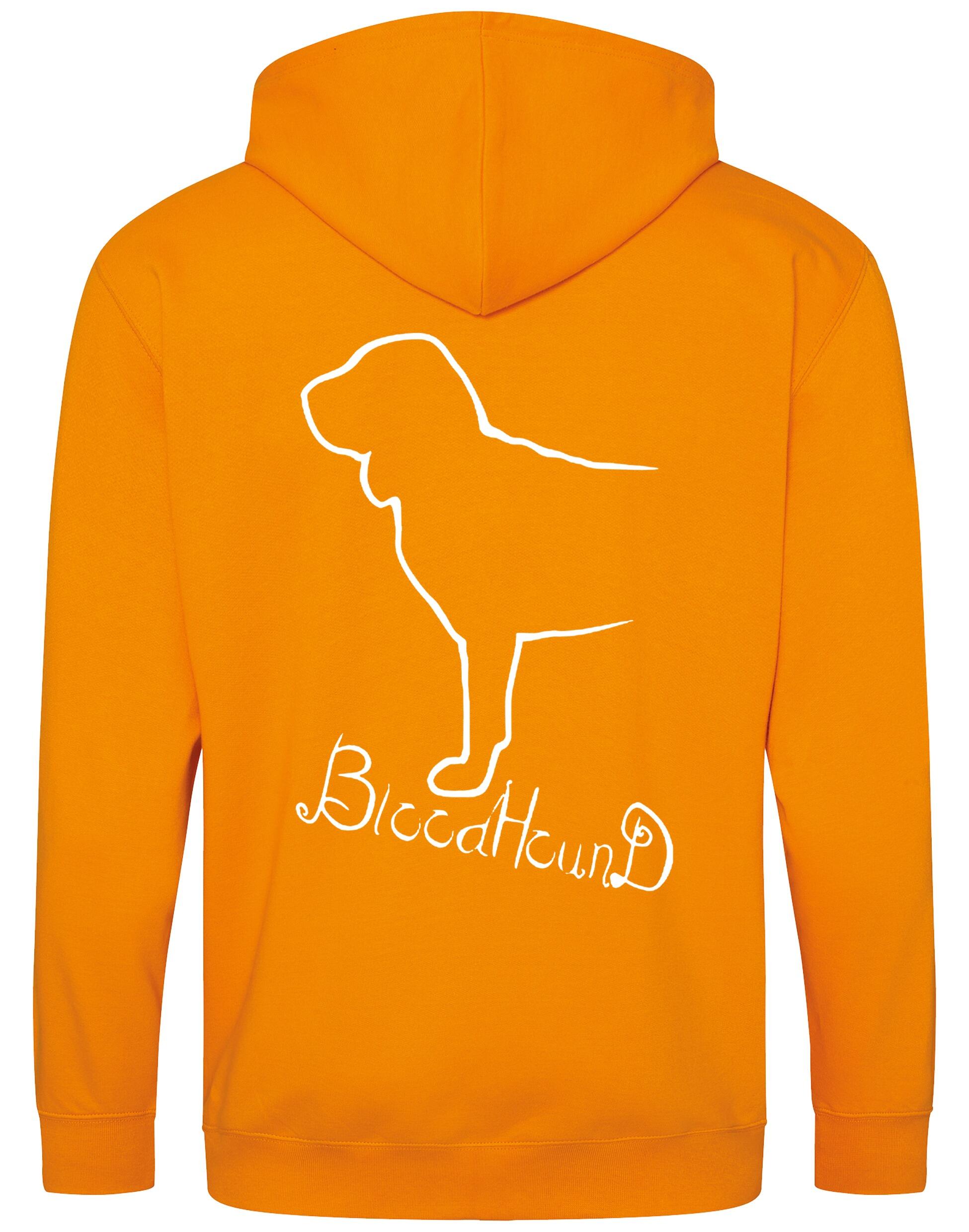 Bloodhound Dog Breed Design Zipped Hoodie – Style and Comfort for Dog Lovers