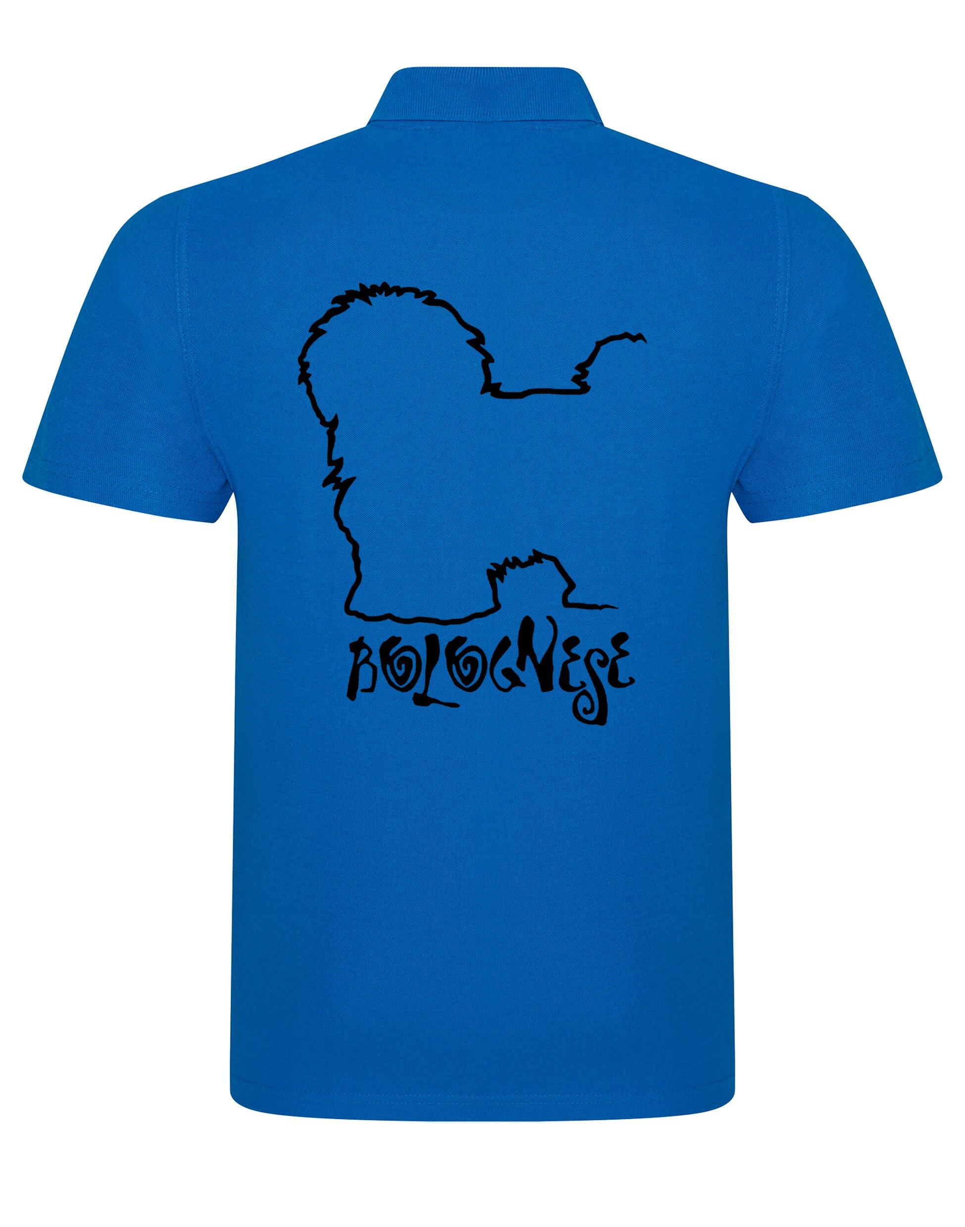 Unisex Cotton Polo with Bolognese Dog Breed Design – Comfort and Style for Every Bolognese Enthusiast