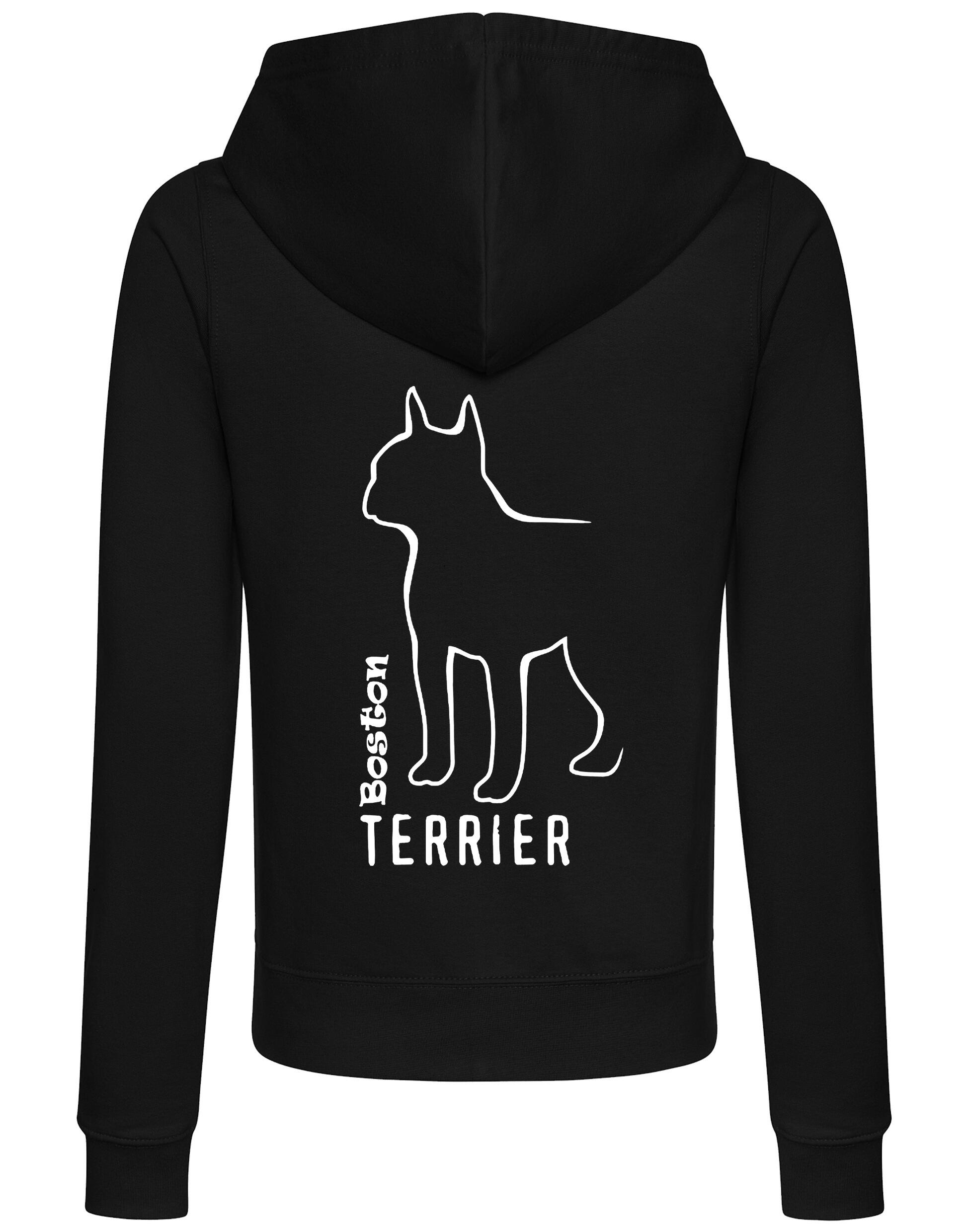 Boston Terrier Dog Breed Women’s Zipped Hoodie – Style, Comfort, and Boston Terrier Love