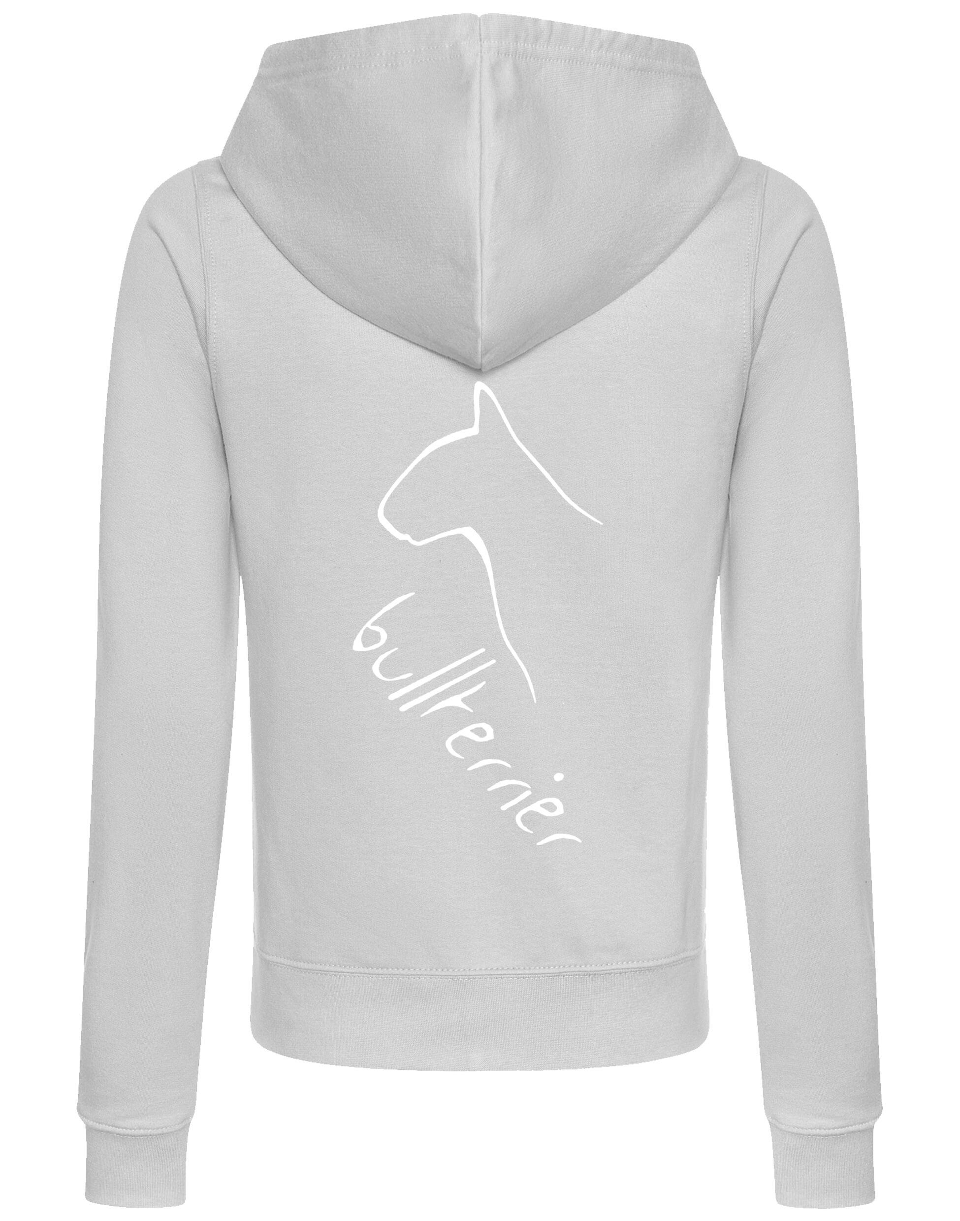 Bullterrier Dog Breed Women’s Zipped Hoodie – Style, Comfort, and Bullterrier Pride