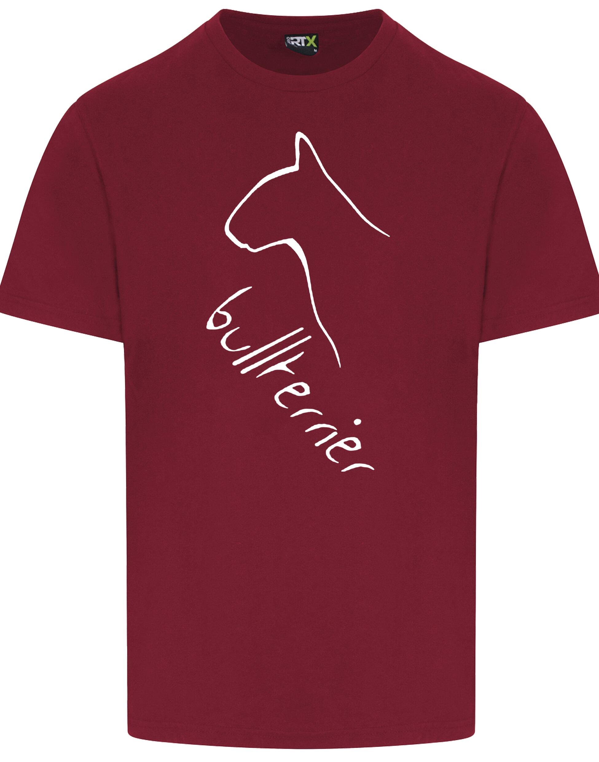 Unisex Roundneck T-shirt with Bullterrier Dog Breed Design – Style for Every Bullterrier Fan