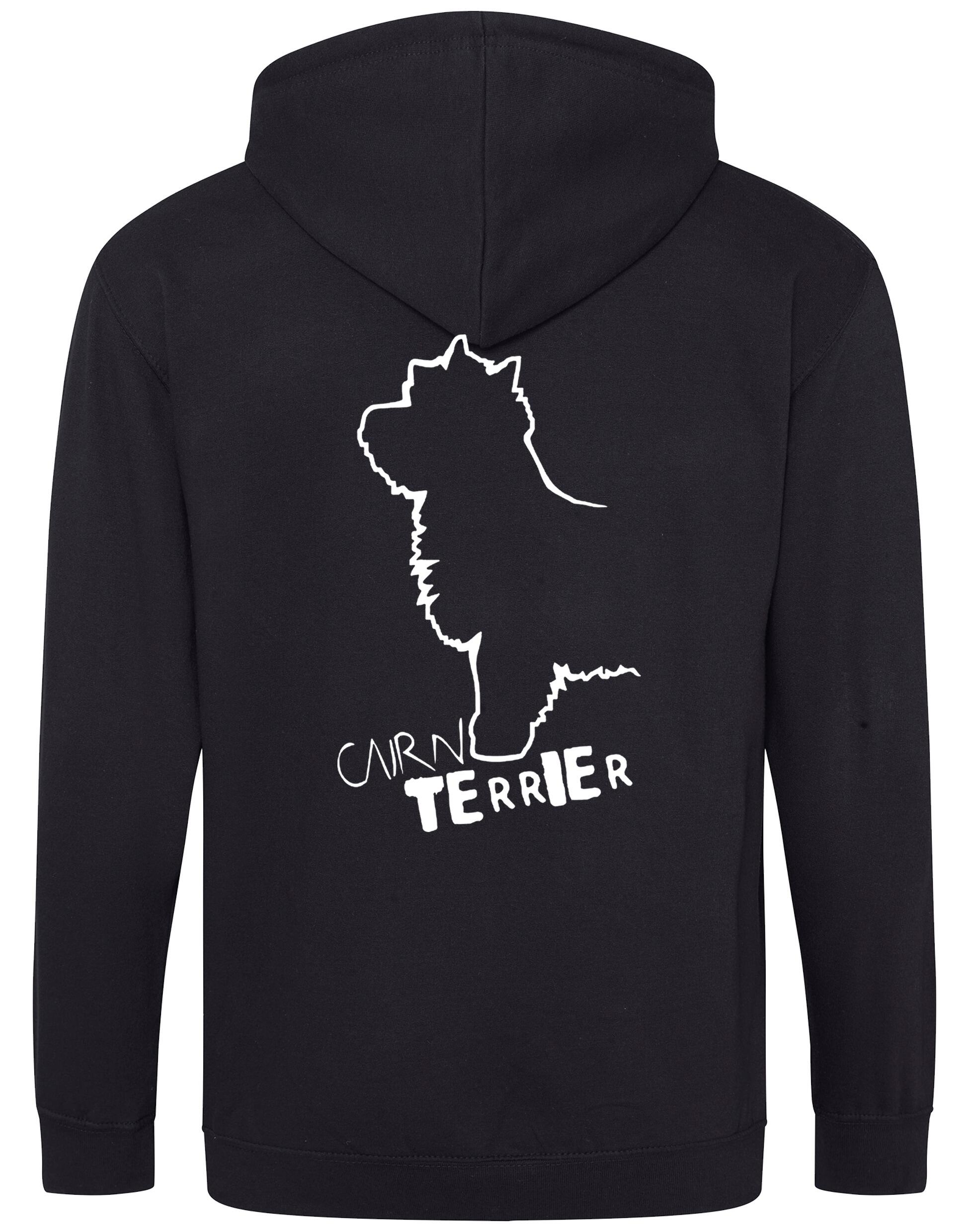 Cairn Terrier Dog Breed Design Zipped Hoodie – Comfort, Style, and Cairn Terrier Pride