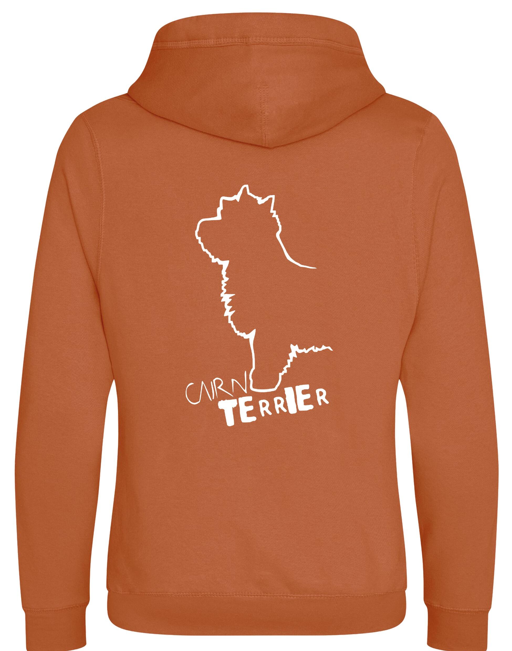 Unisex Crossneck Pullover Hoodie with Cairn Terrier Dog Breed Design – A Must-Have for Cairn Terrier Fans