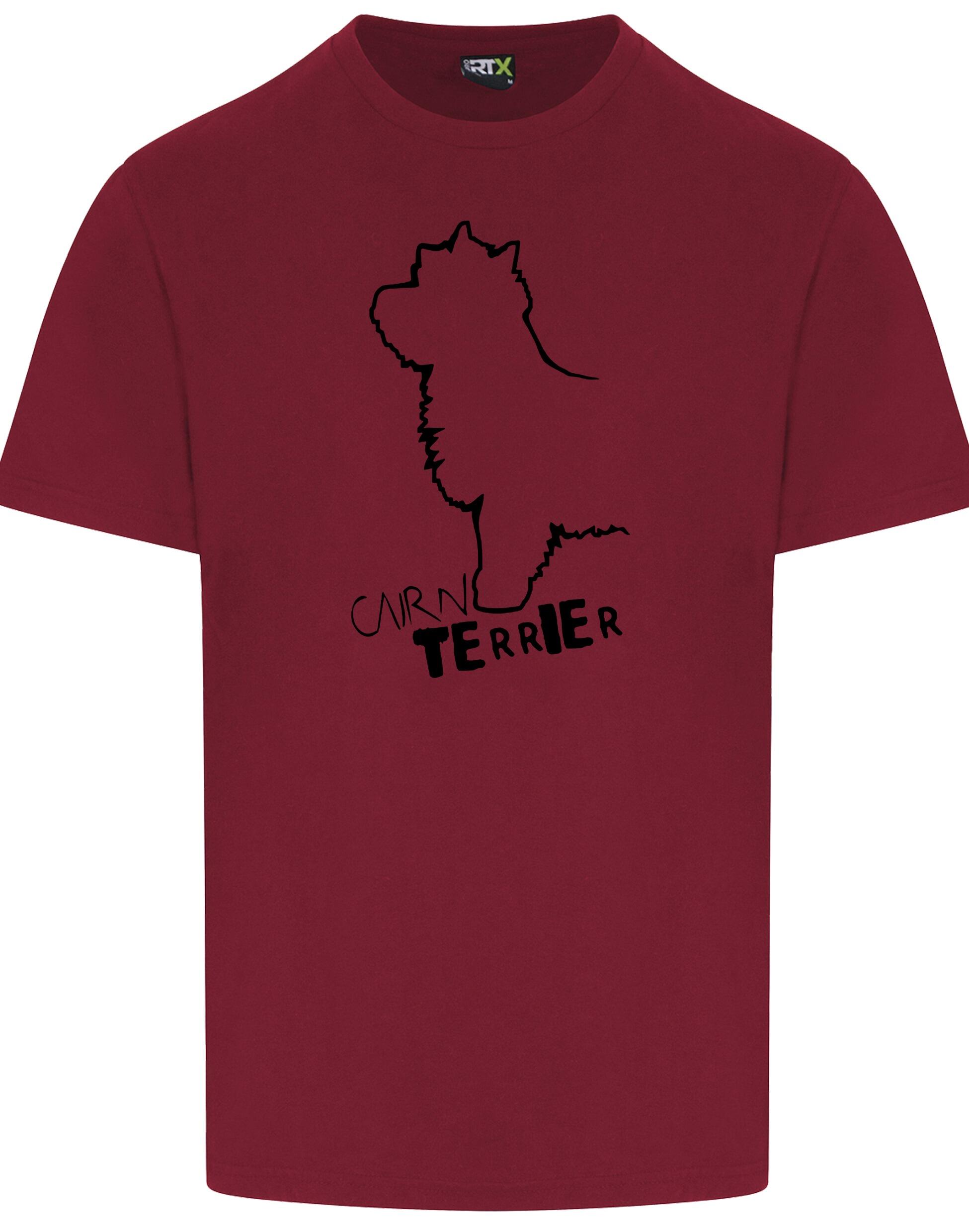 Unisex Roundneck T-shirt with Cairn Terrier Dog Breed Design – Style for Every Cairn Terrier Fan