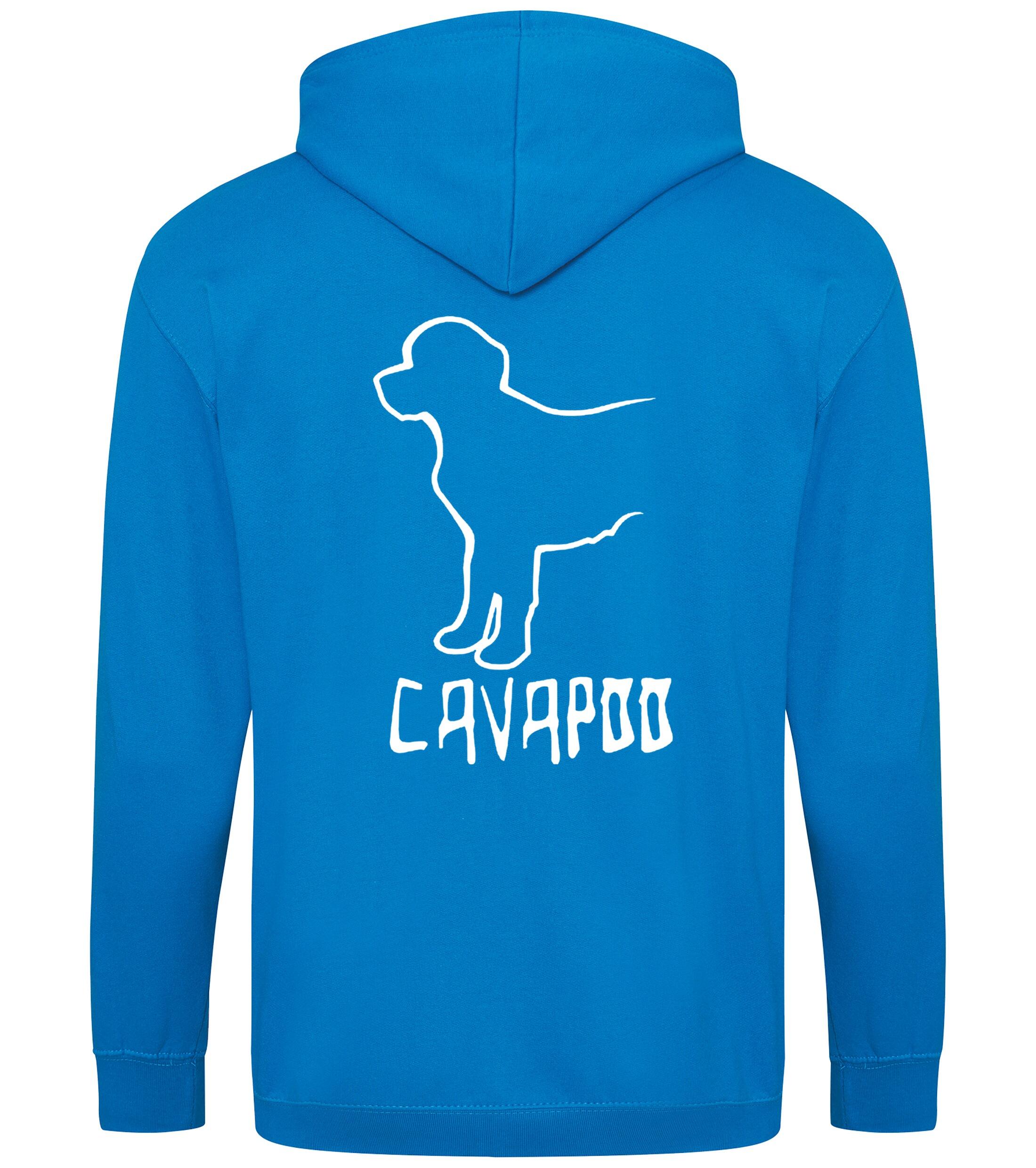 Cavapoo Dog Breed Design Zipped Hoodie – Comfort, Style, and Cavapoo Pride