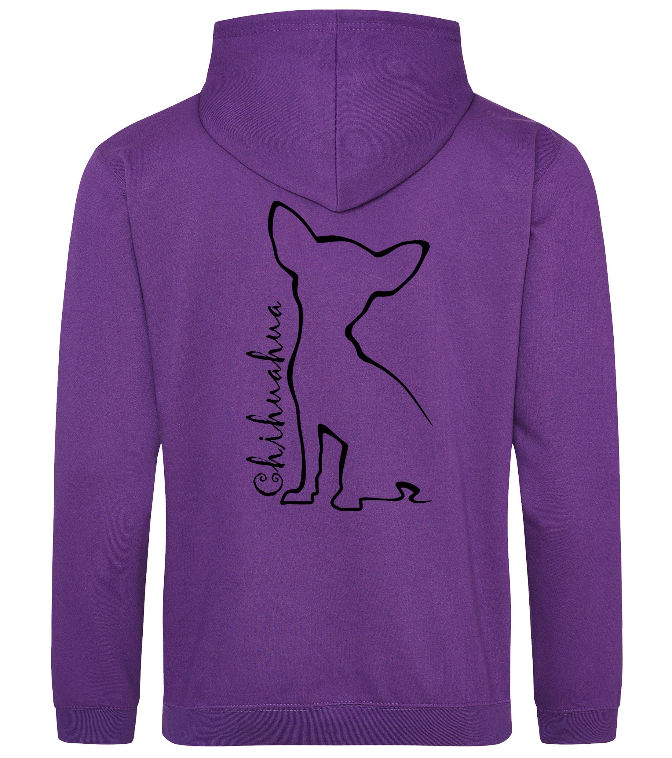 Chihuahua Dog Breed Design Pullover Hoodie – Cozy and Stylish for Chihuahua Enthusiasts