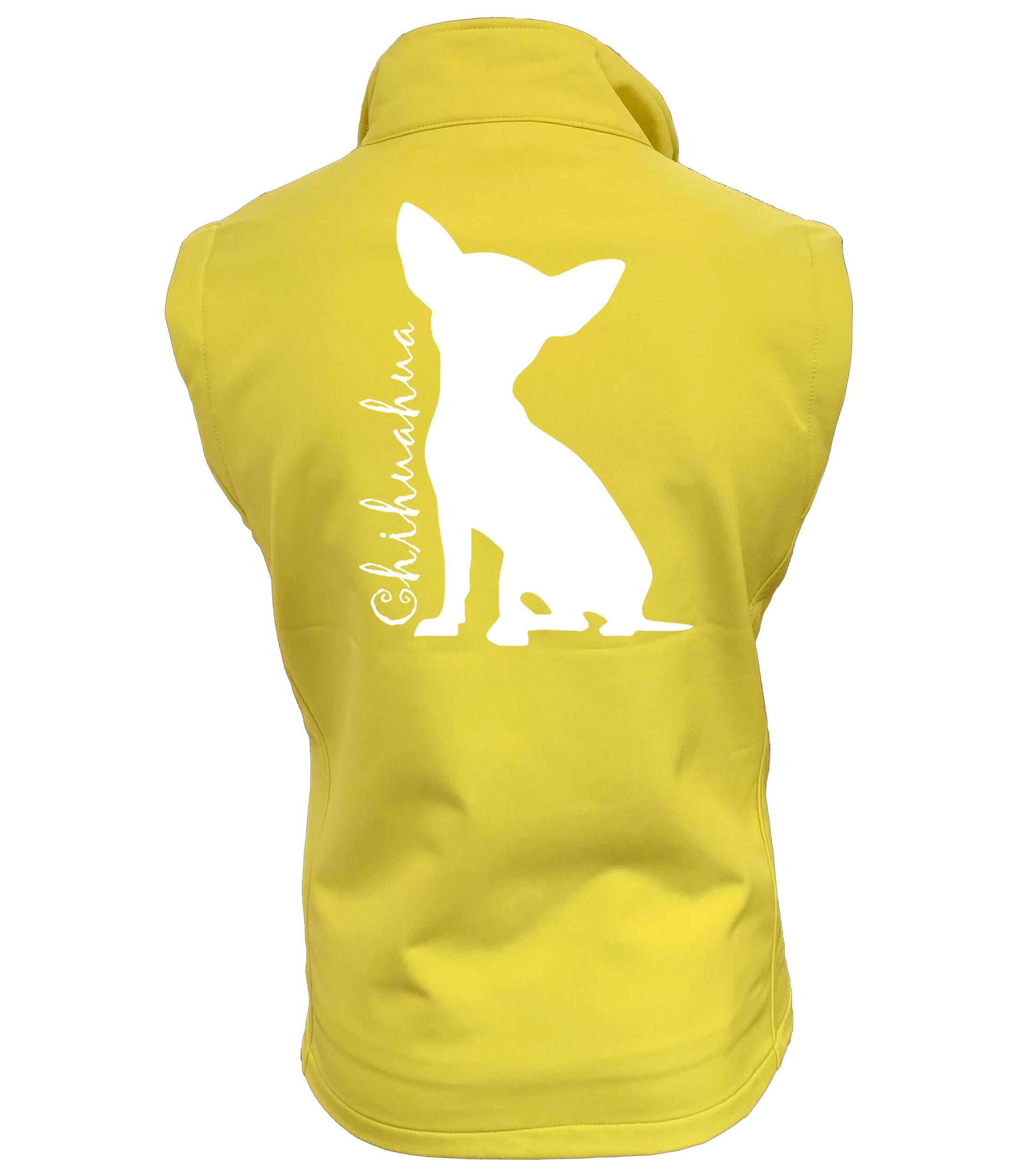 Women’s Softshell Jacket with Chihuahua Silhouette Design – Style and Comfort for Chihuahua Lovers