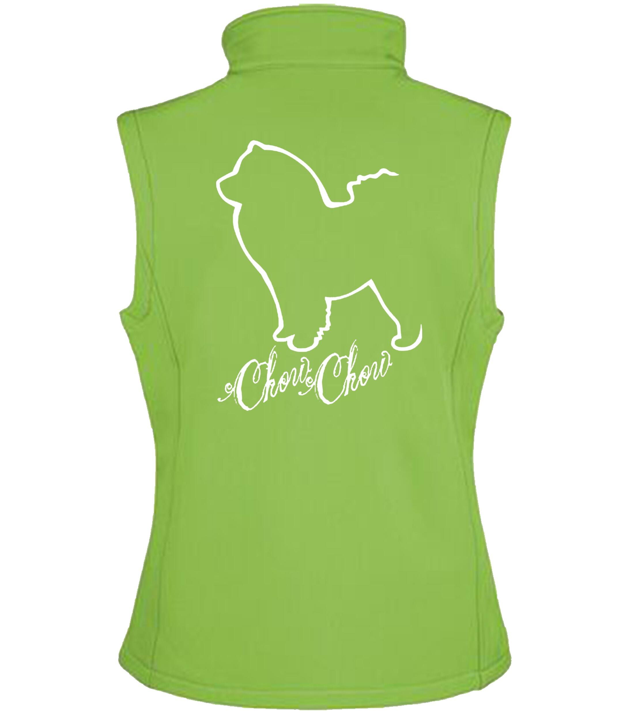 Chow Chow Dog Breed Design Unisex Softshell Gilet – Style and Function for Chow Chow Lovers