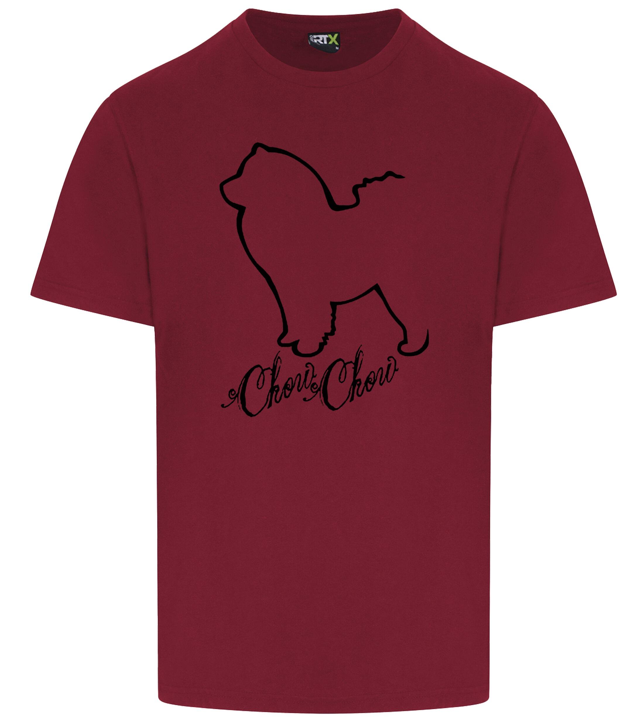 Unisex Roundneck T-shirt with Chow Chow Dog Breed Design – Essential Style for Chow Chow Fans