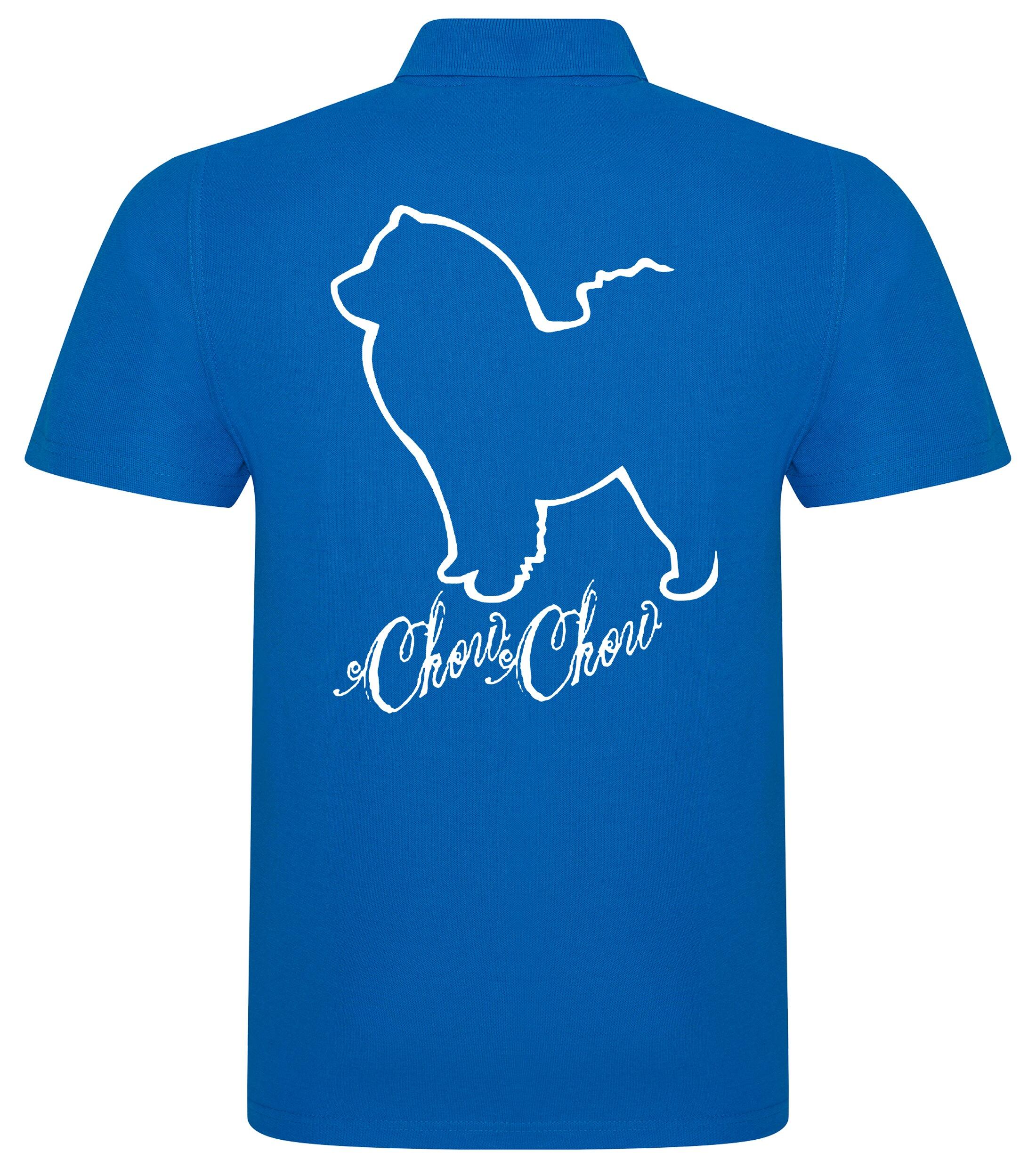 Unisex Cotton Polo with Chow Chow Dog Breed Design – Comfort and Style for Every Chow Chow Enthusiast