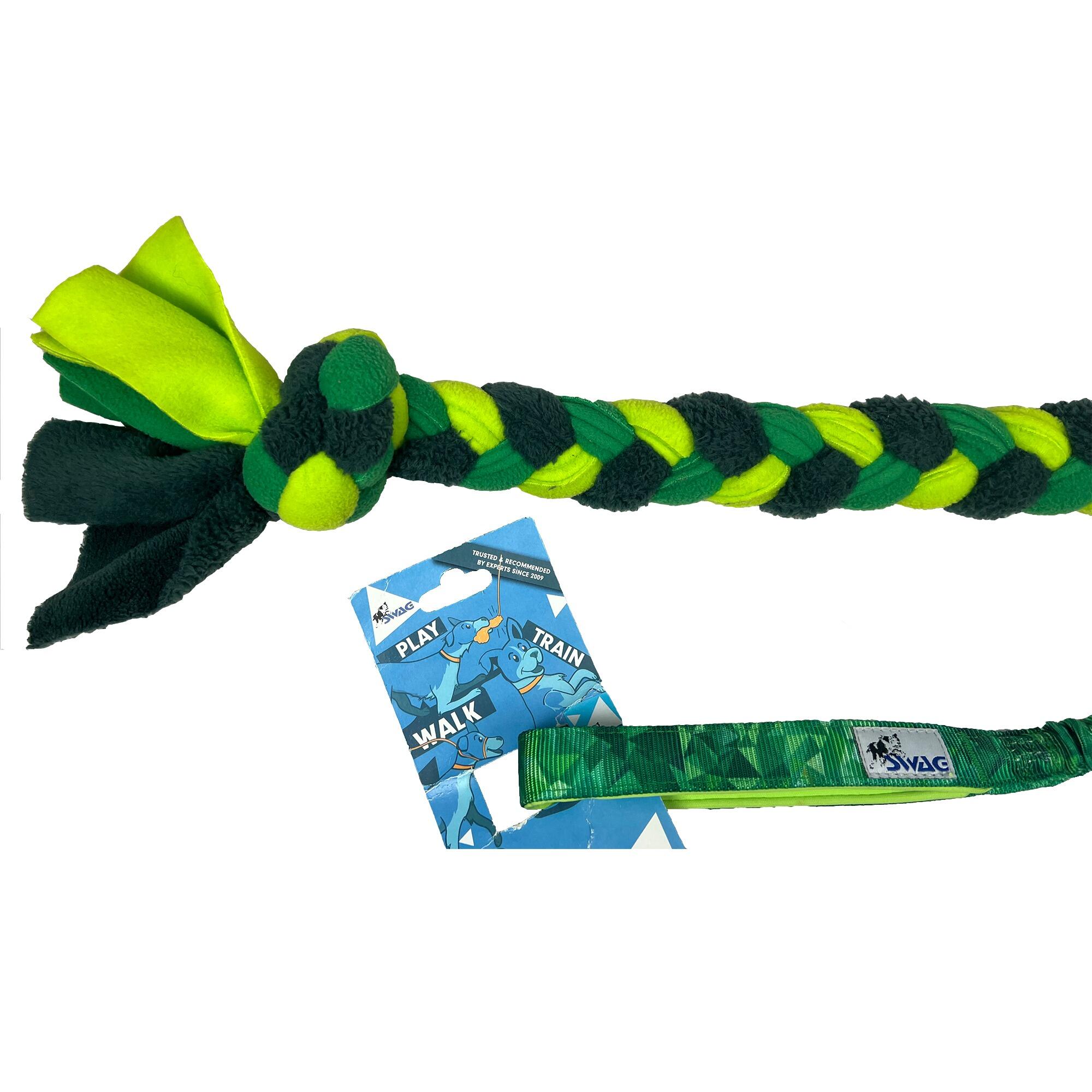 SwagK9 Ultimate Big Braid Bungee Toy – Durable & Interactive Tug Play