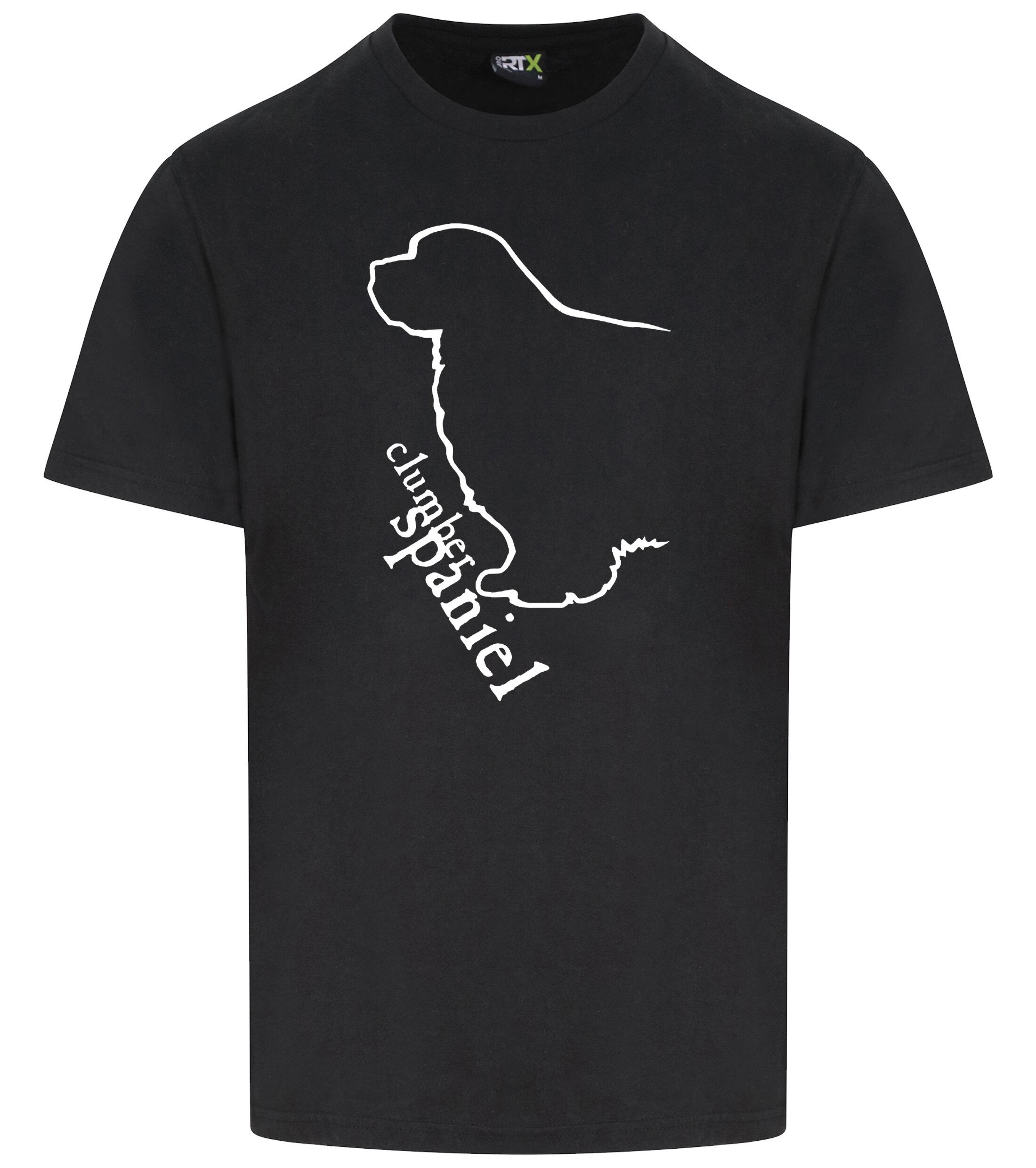 Unisex Roundneck T-shirt with Clumber Spaniel Dog Breed Design – Essential Style for Clumber Spaniel Fans