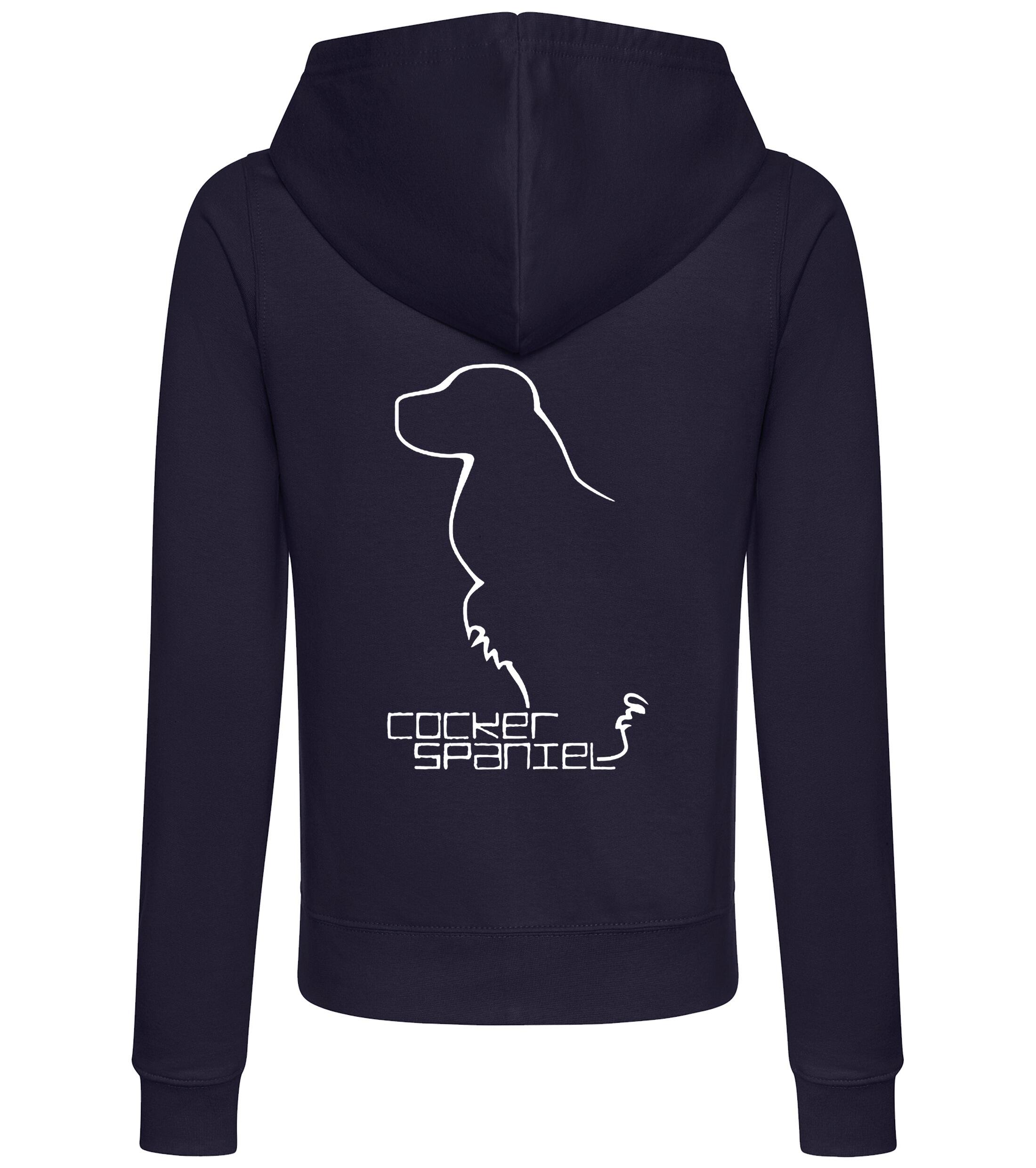 Cocker Spaniel Dog Breed Women’s Zipped Hoodie – Cozy, Stylish, and Perfect for Cocker Spaniel Enthusiasts
