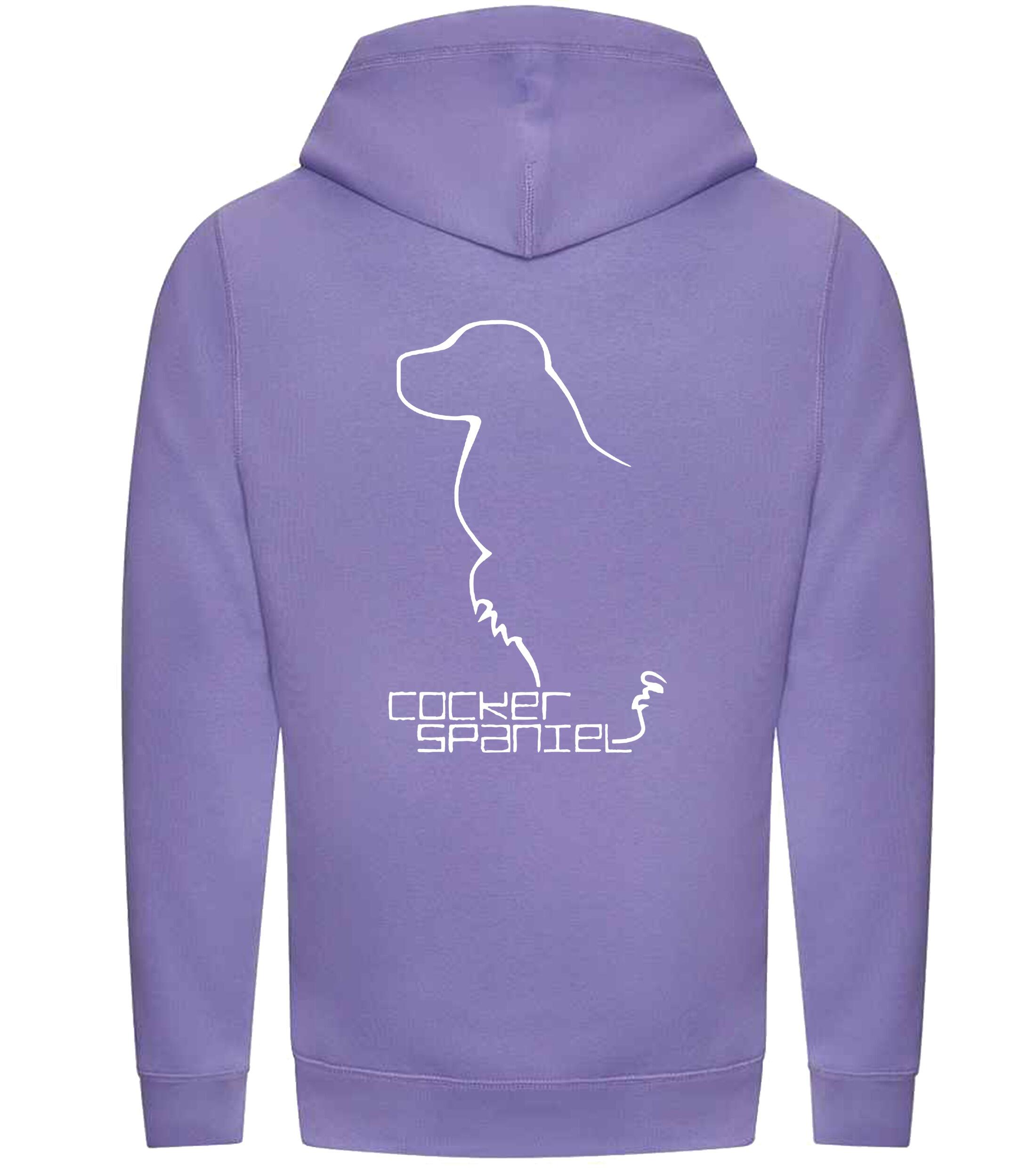 Cocker Spaniel Dog Breed Design Unisex Crossneck Pullover Hoodie – A Must-Have for Cocker Spaniel Fans