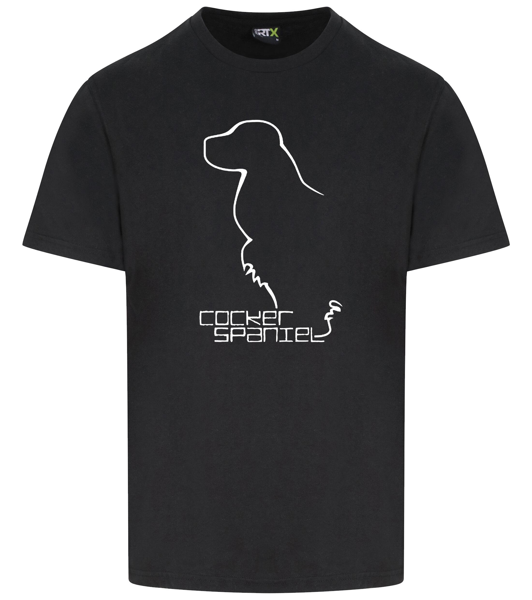 Cocker Spaniel Dog Breed Design Unisex Roundneck T-shirt – Essential Style for Cocker Spaniel Fans