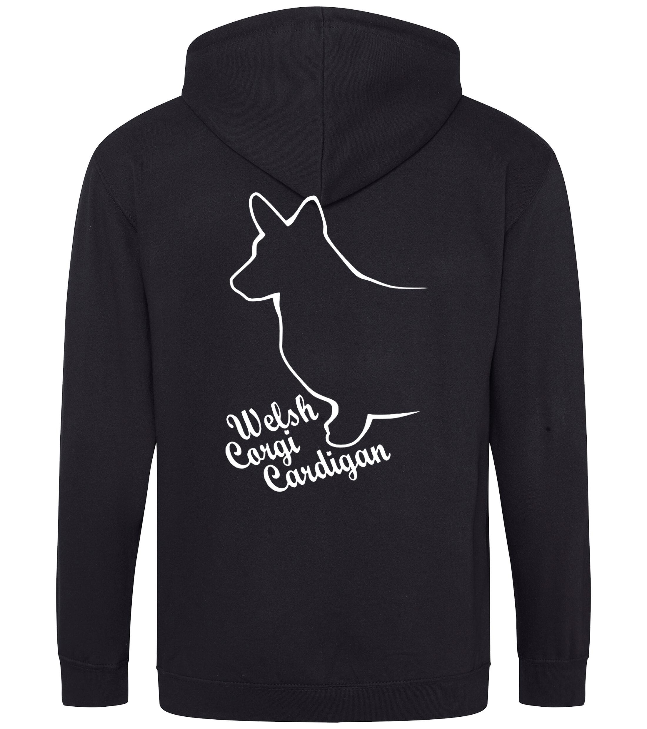 Corgi Cardigan (Welsh) Dog Breed Design Zipped Hoodie – Comfort, Style, and Corgi Pride