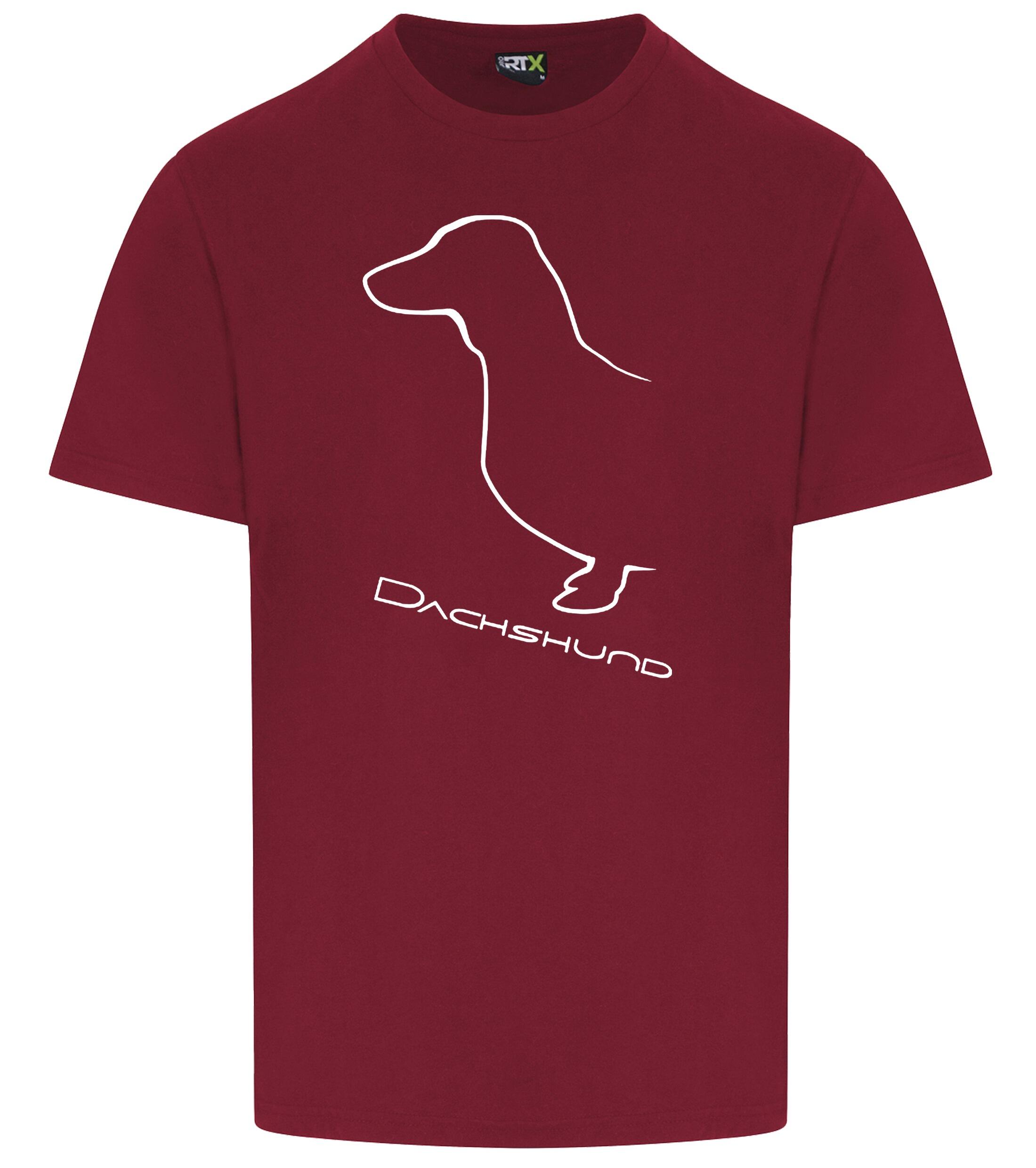 Dachshund (Smooth) Dog Breed Design Unisex Roundneck T-Shirt – Stylish Comfort for Dachshund Fans