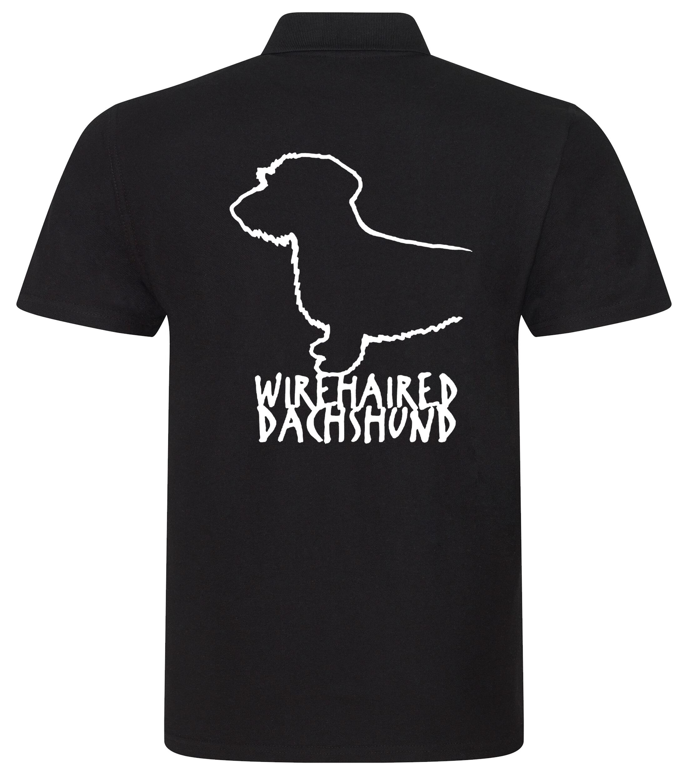 Dachshund (Wirehaired) Dog Breed Design Unisex Cotton Polo – Classic Style for Dachshund Lovers