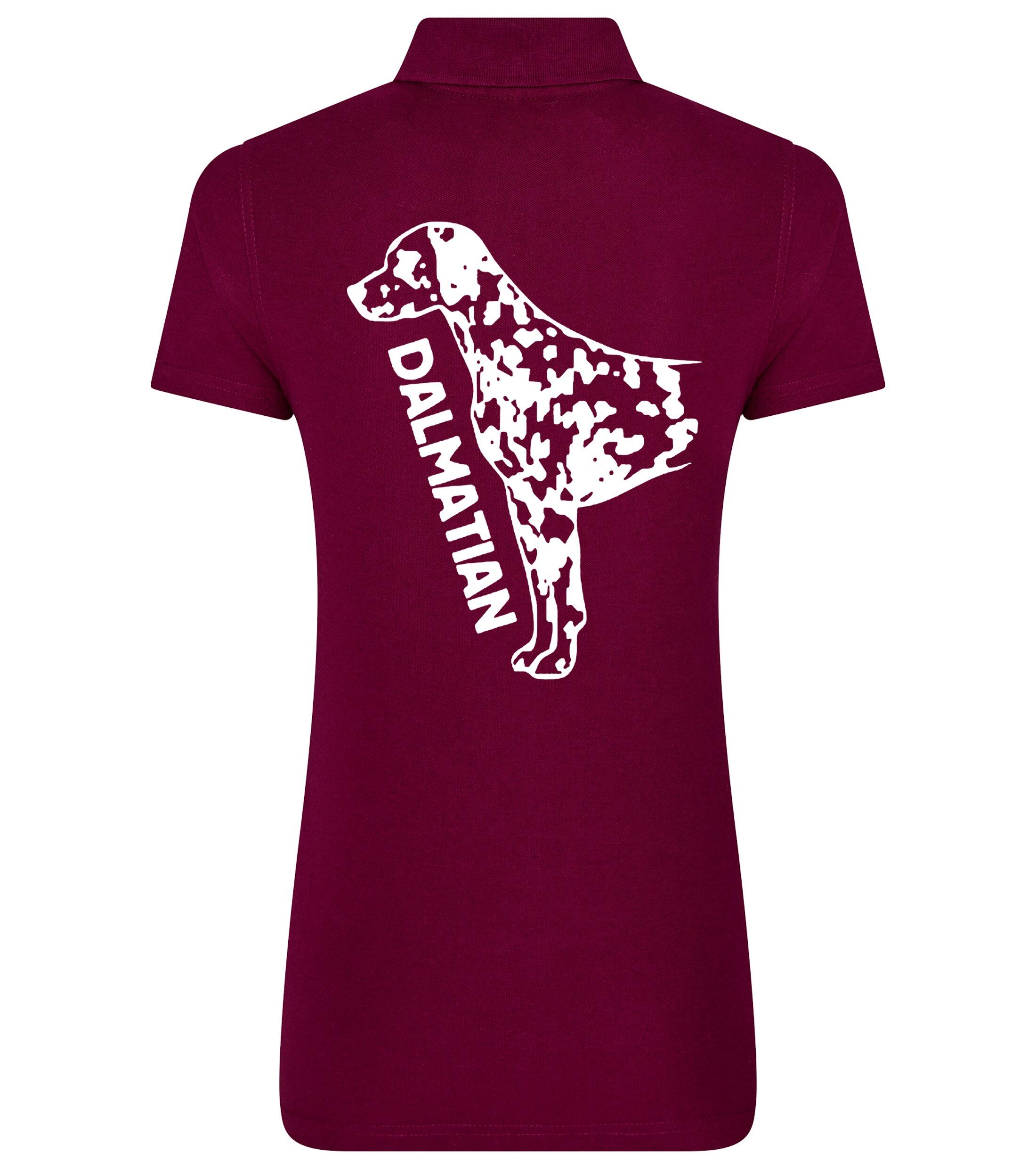 Dalmatian Dog Breed Design Women’s Cotton Polo – Elegance for Dalmatian Lovers