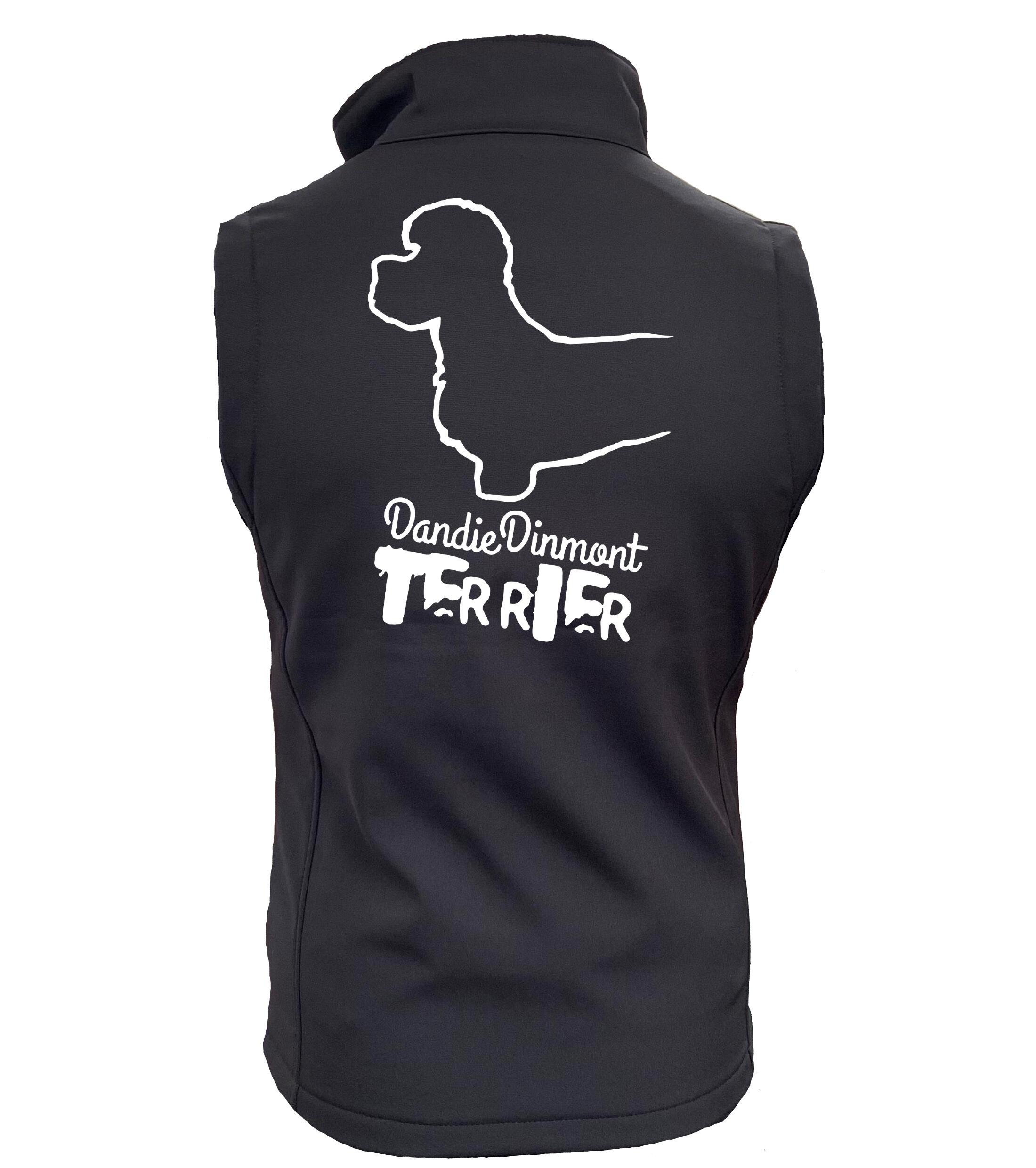 Dandie Dinmont Terrier Dog Breed Design Unisex Softshell Gilet – Stylish and Functional Outdoor Wear