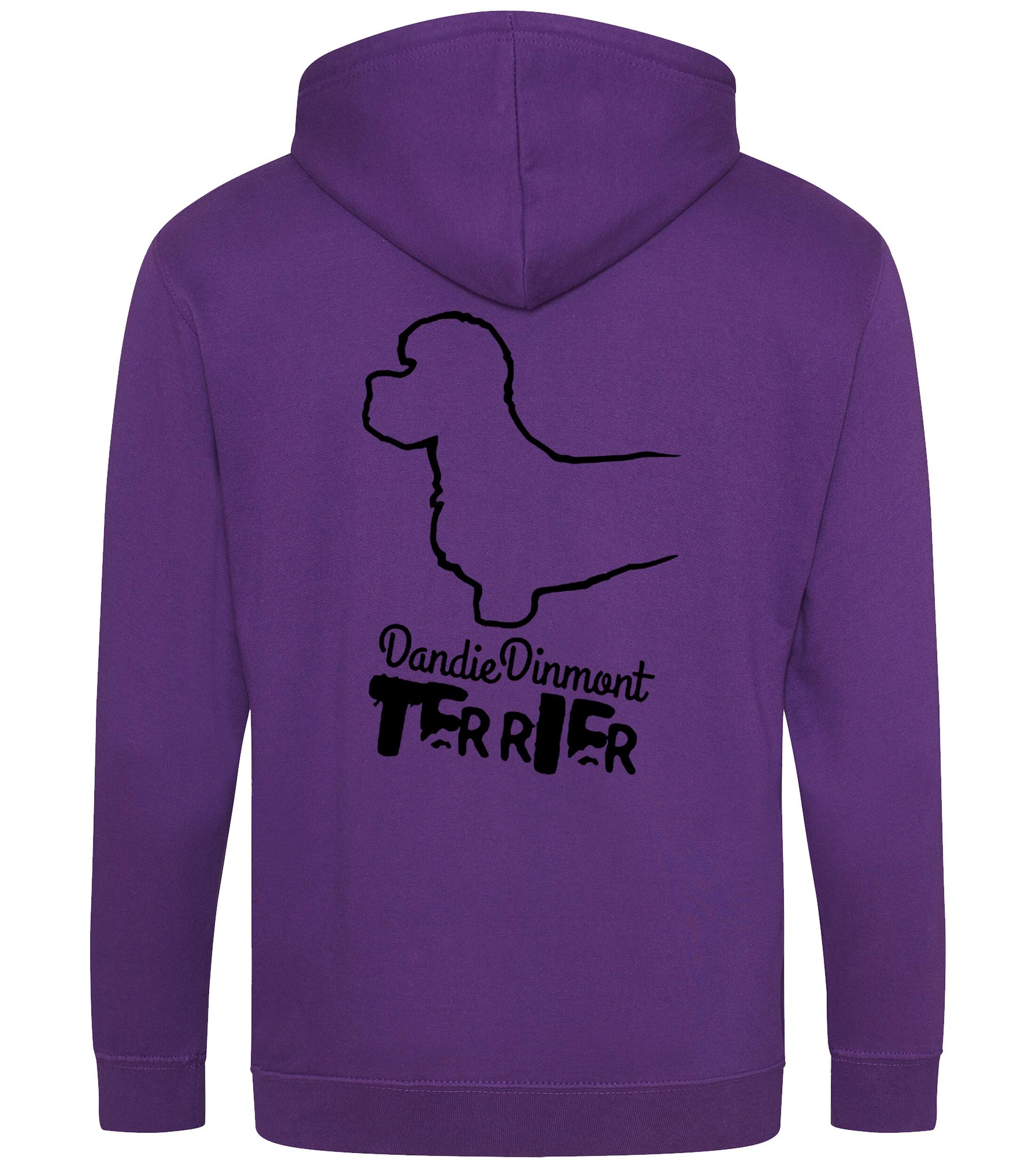 Dandie Dinmont Terrier Zipped Hoodie – Comfort, Style, and Dandie Dinmont Pride