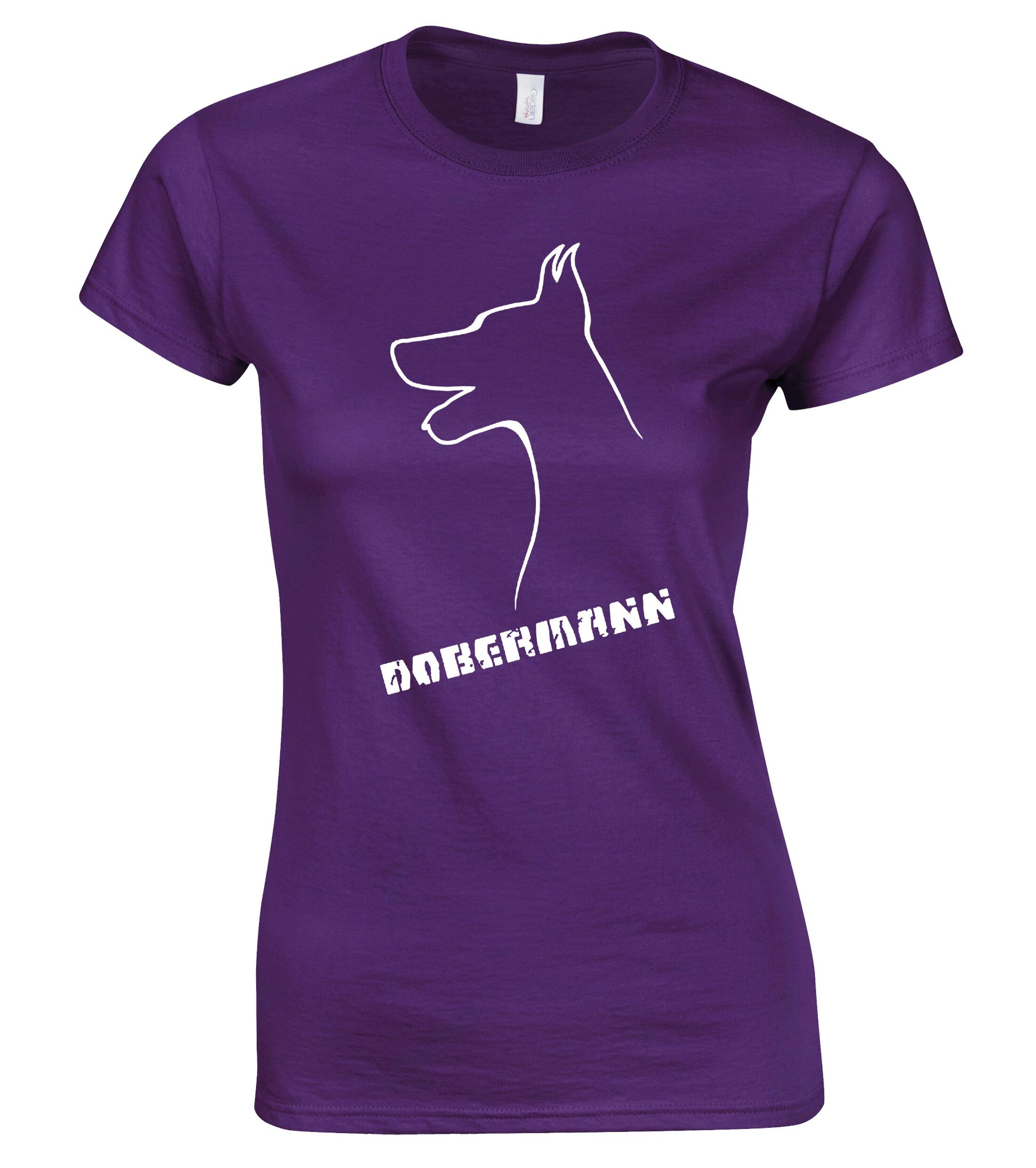 Dobermann (Head) Women’s Roundneck T-Shirt – Celebrate Your Passion in Style