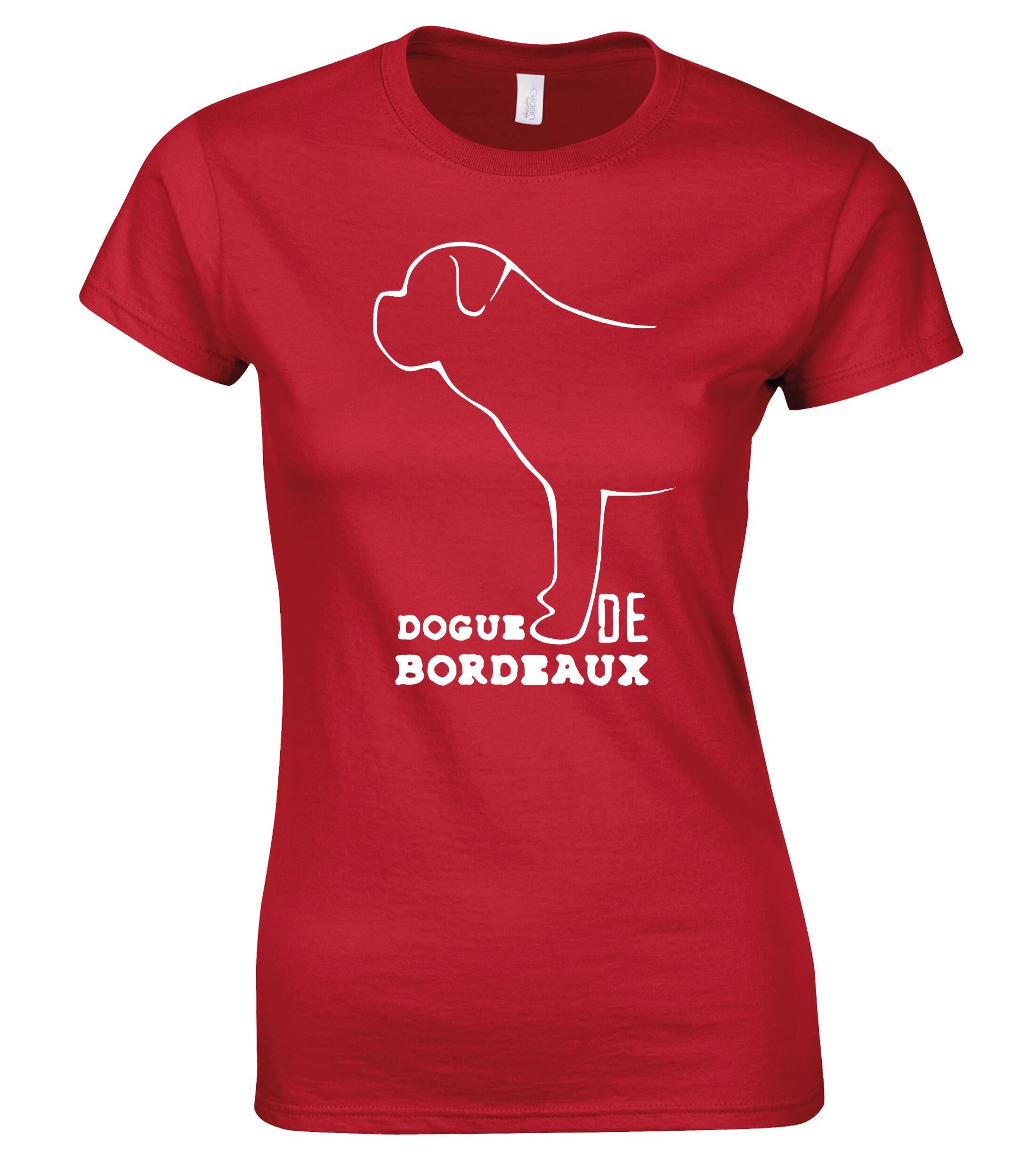 Dogue De Bordeaux Dog Breed Design Women’s Roundneck T-Shirt – Celebrate Your Love in Style