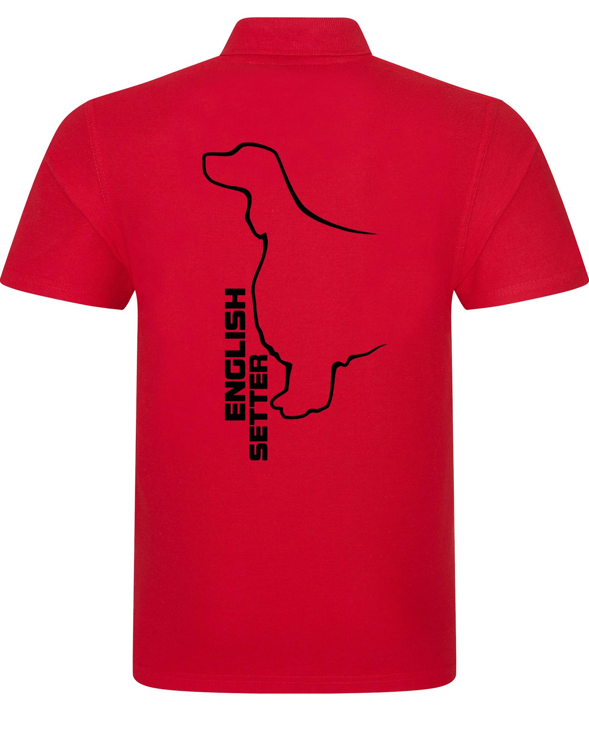 Unisex Cotton Polo with English Setter Design – Comfort and Style for Every Setter Enthusiast