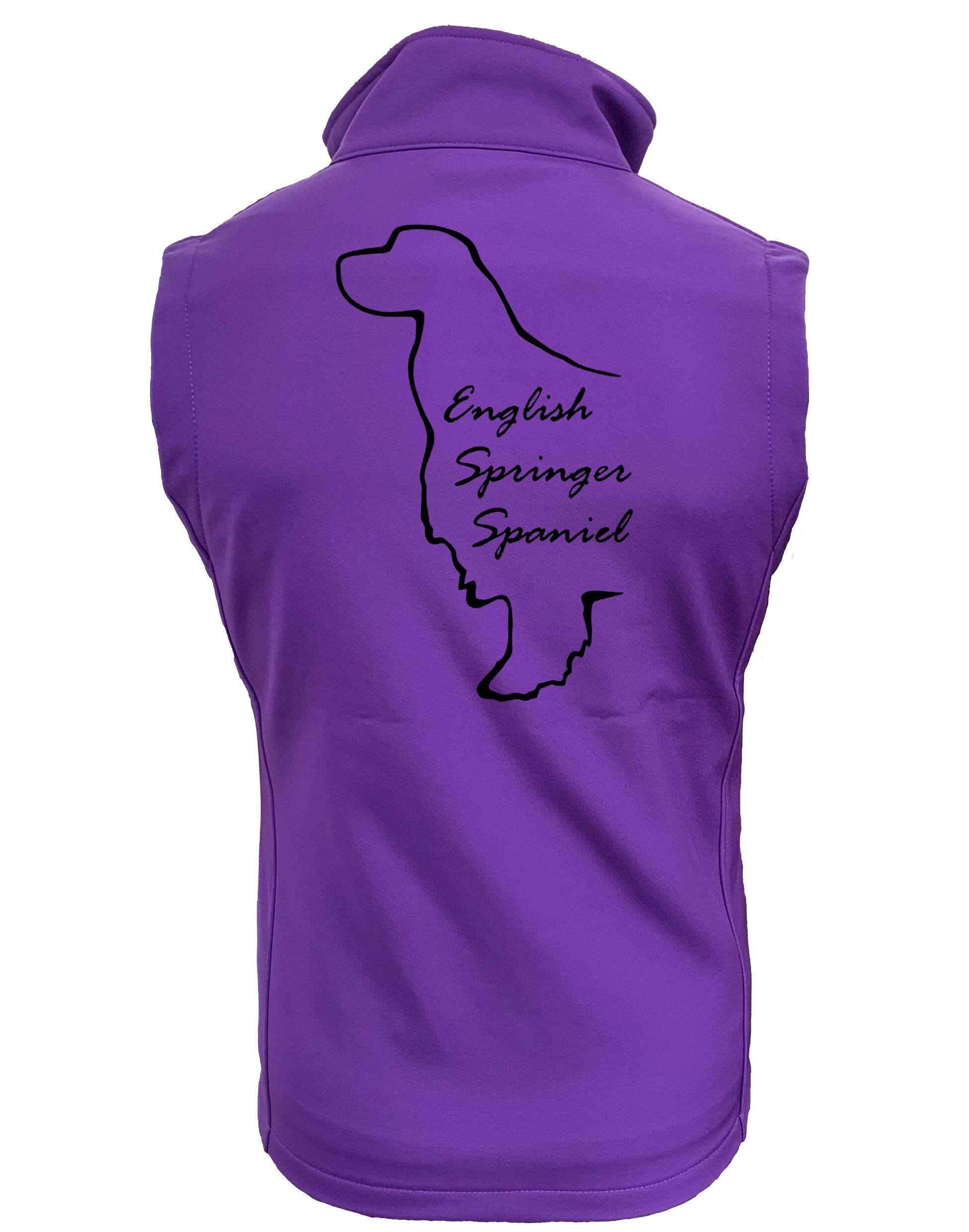 Unisex English Springer Spaniel Softshell Jacket – Perfect Outdoor wear for Springer Spaniel Lovers