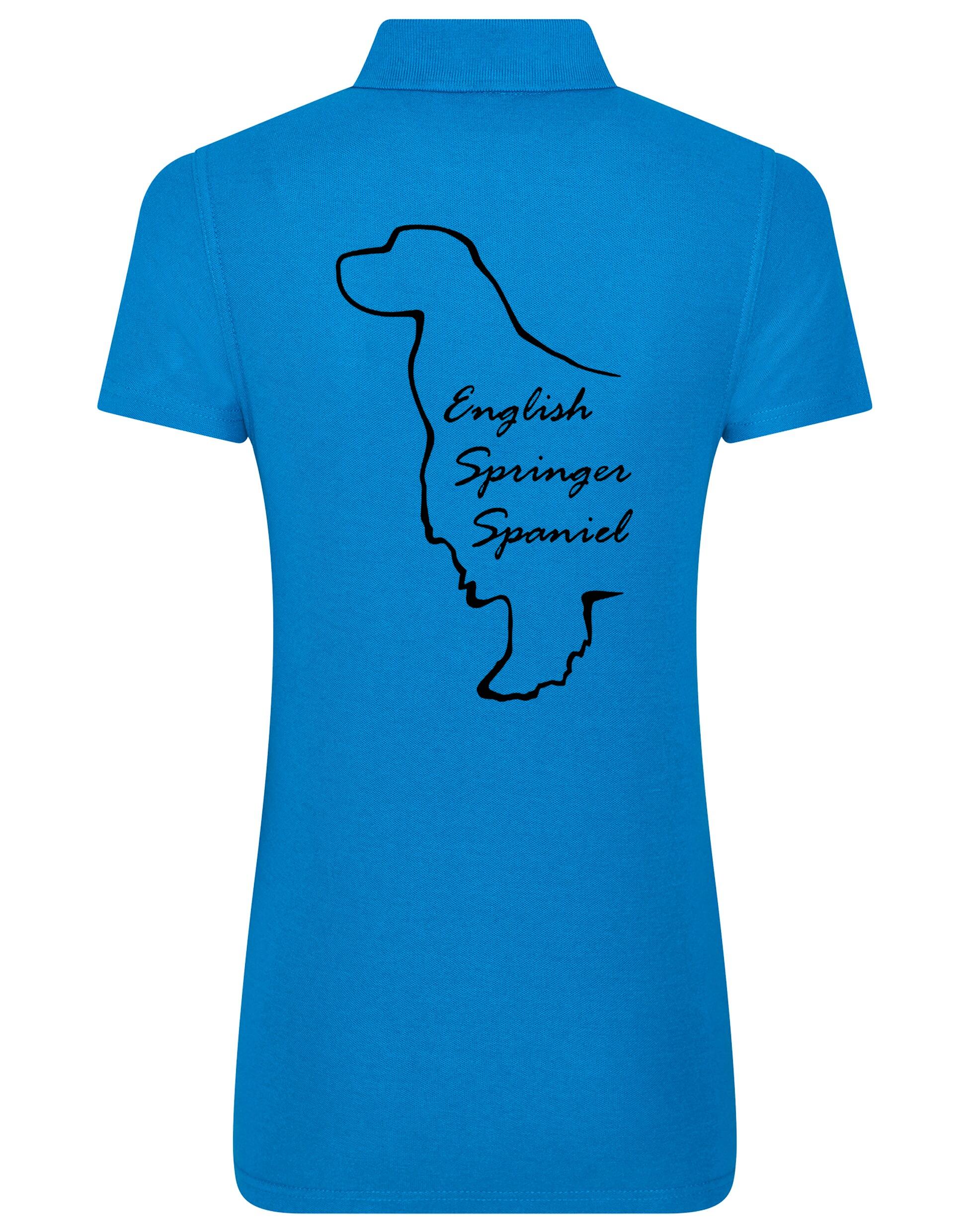 English Springer Spaniel Women’s Cotton Polo – Style for Every Springer Enthusiast