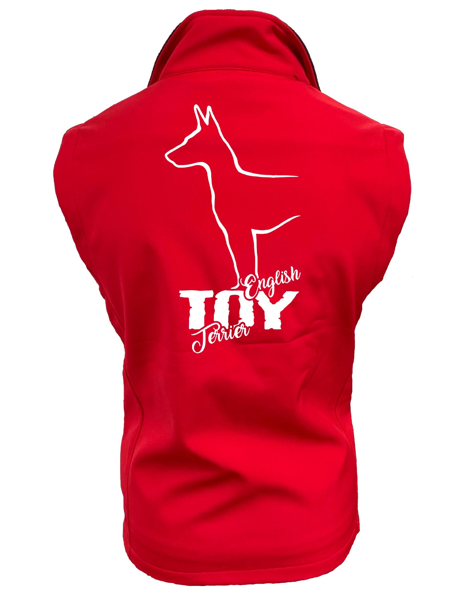 English Toy Terrier Women’s Softshell Gilet – Style Meets Functionality