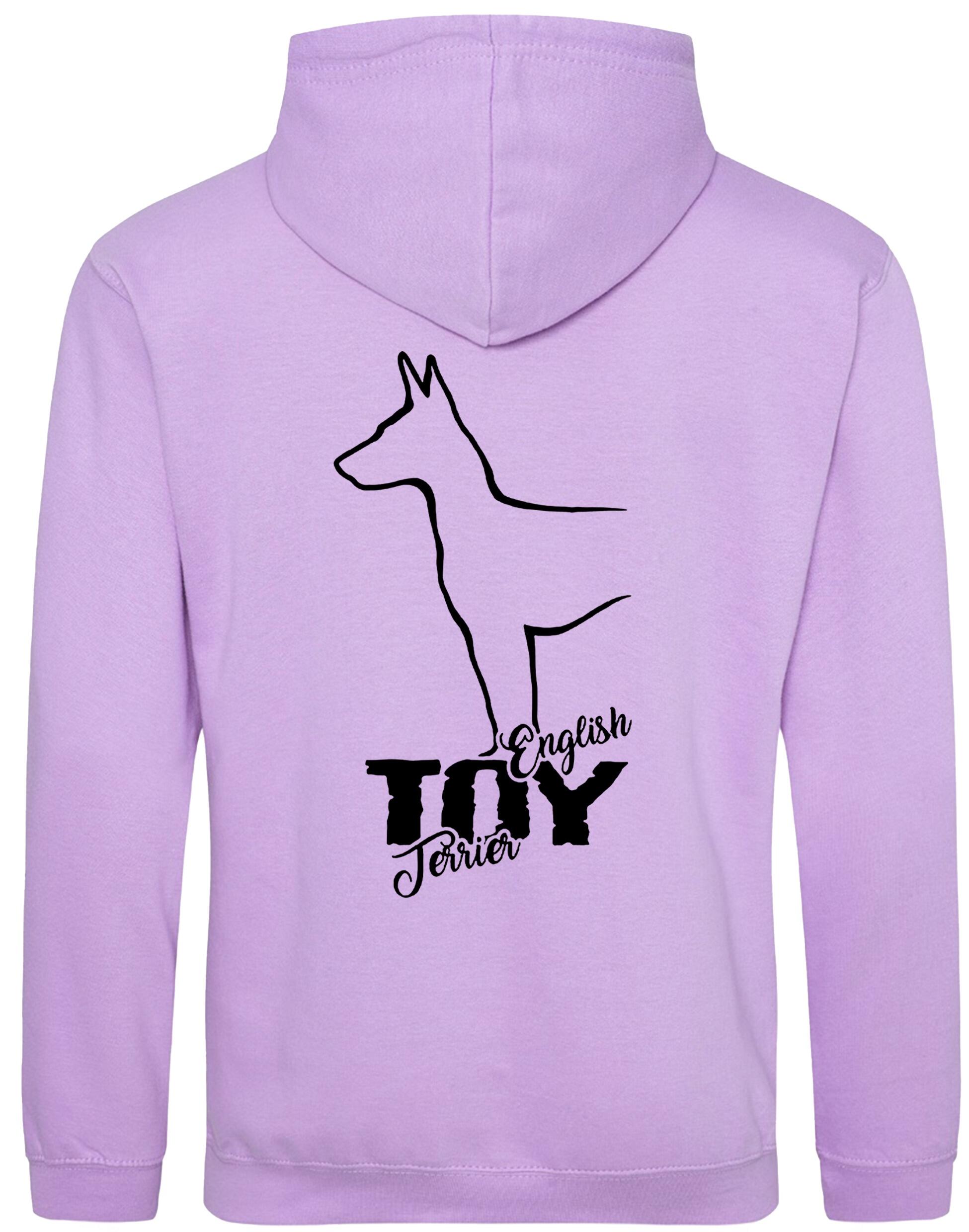 English Toy Terrier Dog Breed Design Pullover Hoodie – Cozy and Stylish for Terrier Lovers