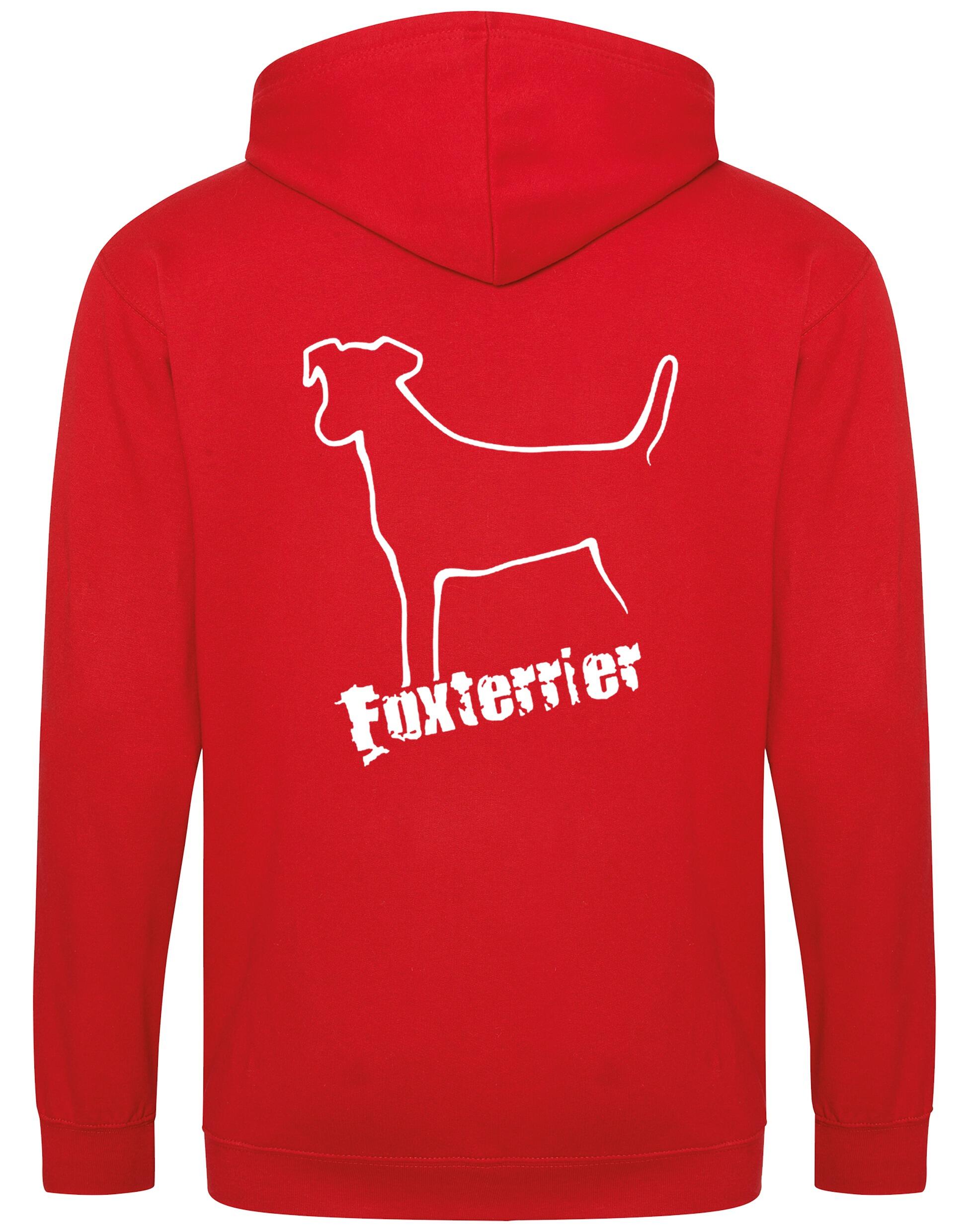 Fox Terrier Zipped Hoodie – Comfort, Style, and Terrier Pride