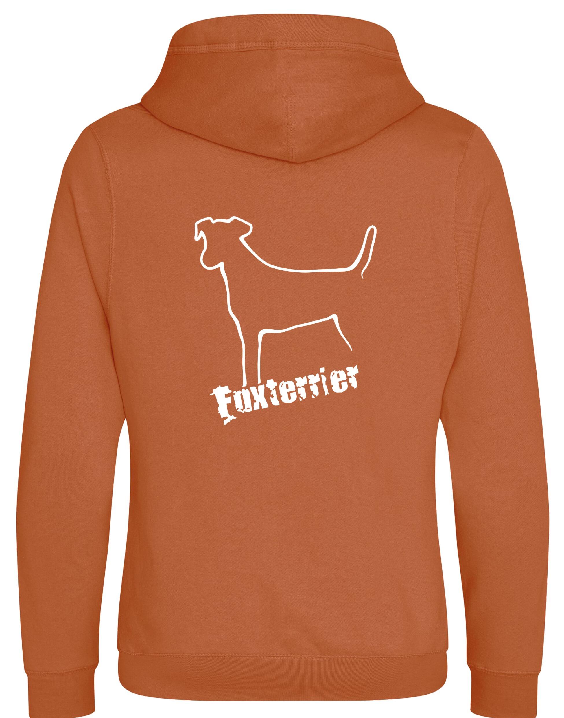 Fox Terrier Unisex Crossneck Pullover Hoodie – A Must-Have for Terrier Fans