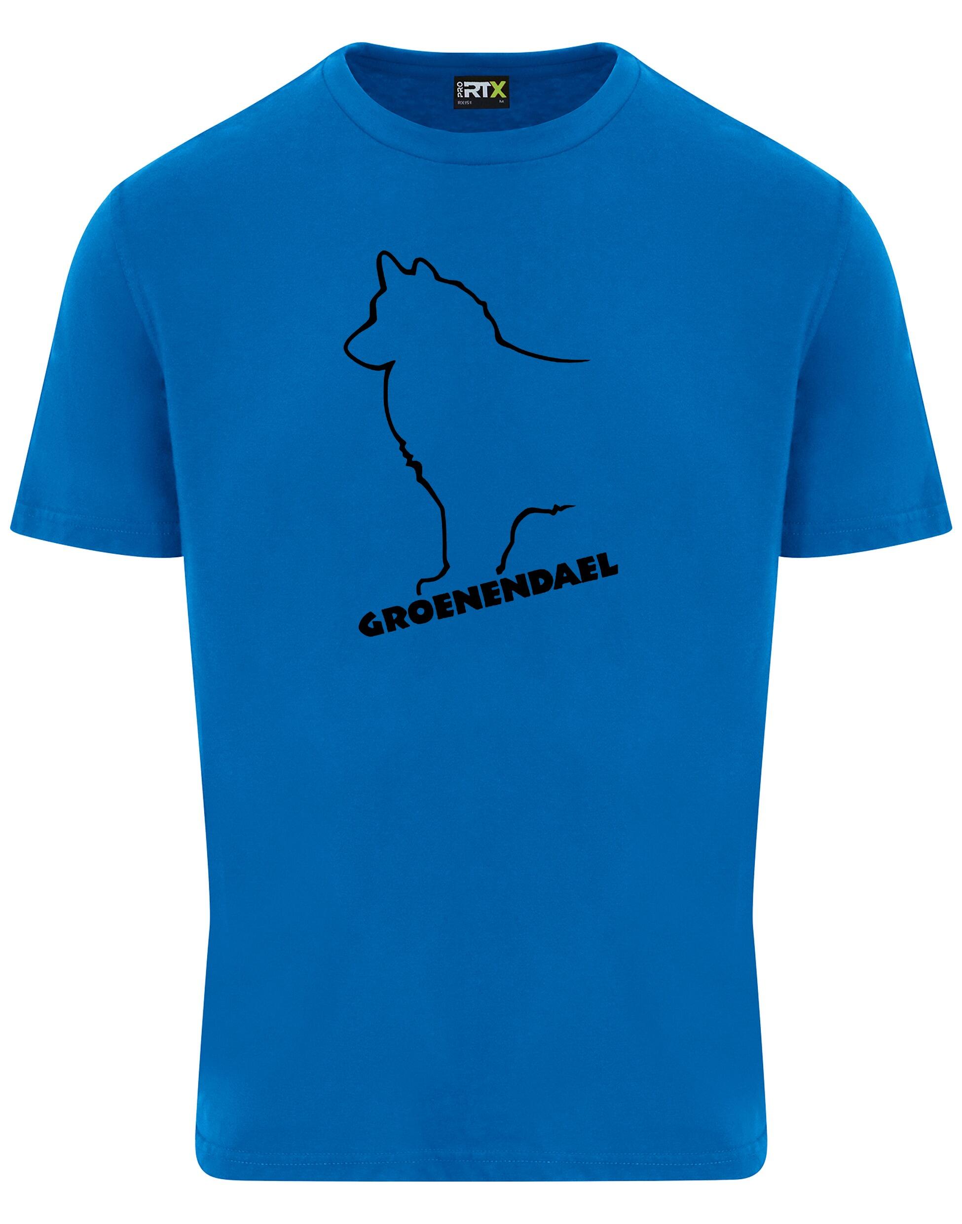Groenendael Unisex Roundneck T-shirt – Lightweight cotton with a unique breed design for style and comfort.
