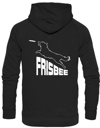 Frisbee Dog Sport Pullover Hoodie – Cozy hoodie with exclusive Frisbee-inspired artwork, brushed fleece interior, and personalization options, designed for Frisbee enthusiasts.