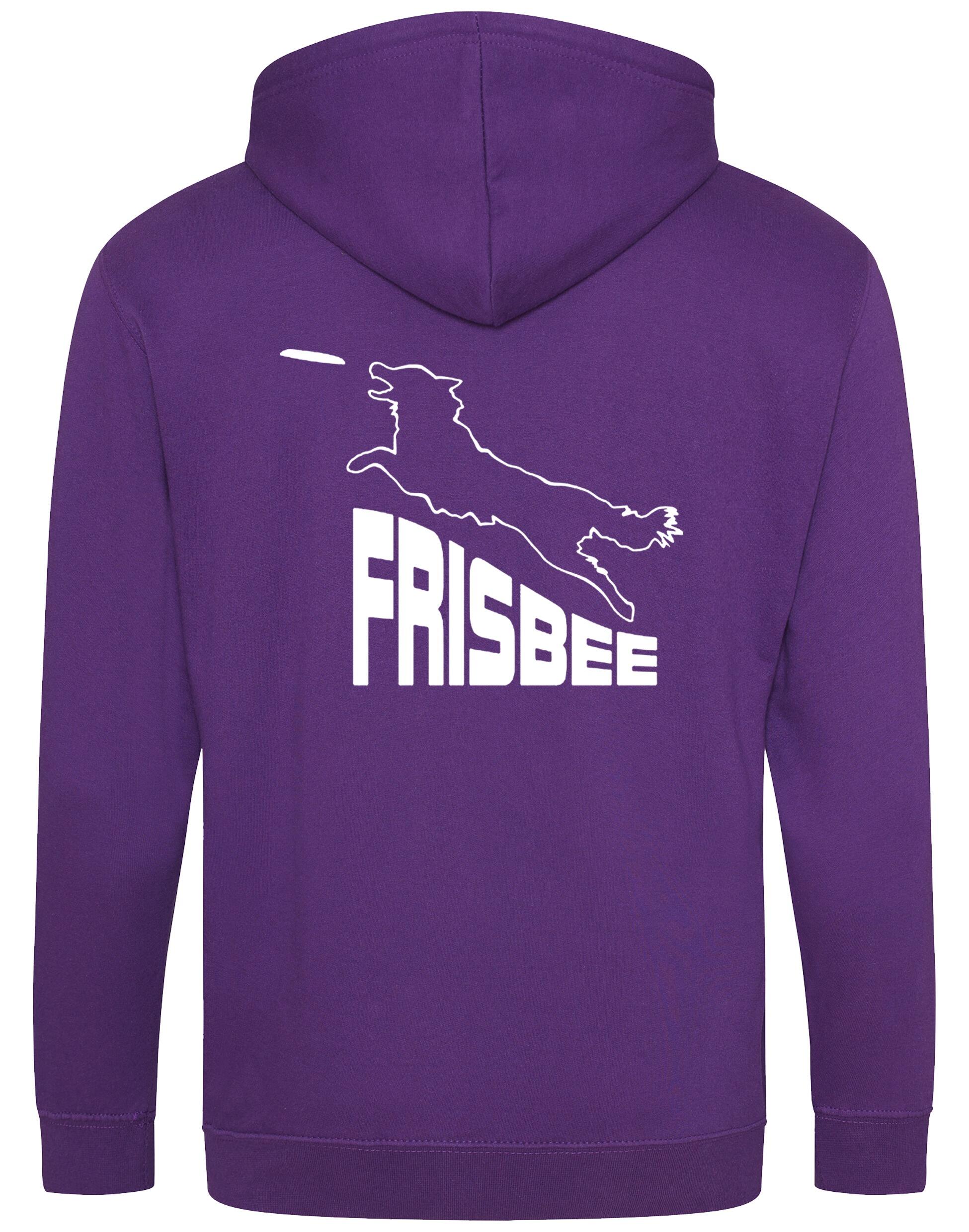 Frisbee Zipped Hoodie – High-quality hoodie featuring exclusive Frisbee-inspired artwork, a full-zip front, and practical pockets, perfect for Frisbee enthusiasts.