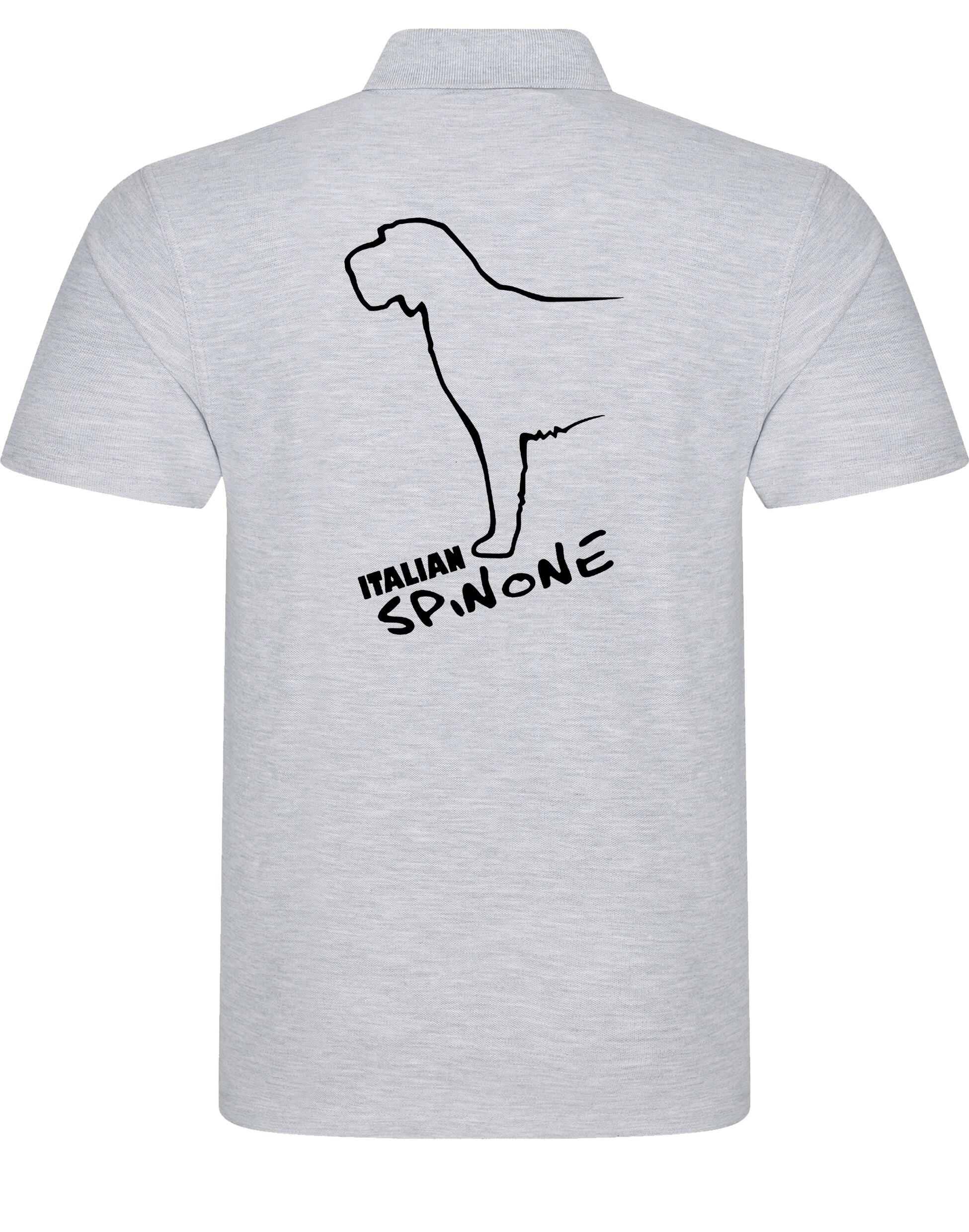 Unisex Cotton Polo featuring exclusive Italian Spinone design, made with soft, breathable cotton and offering a relaxed fit for comfort and style.