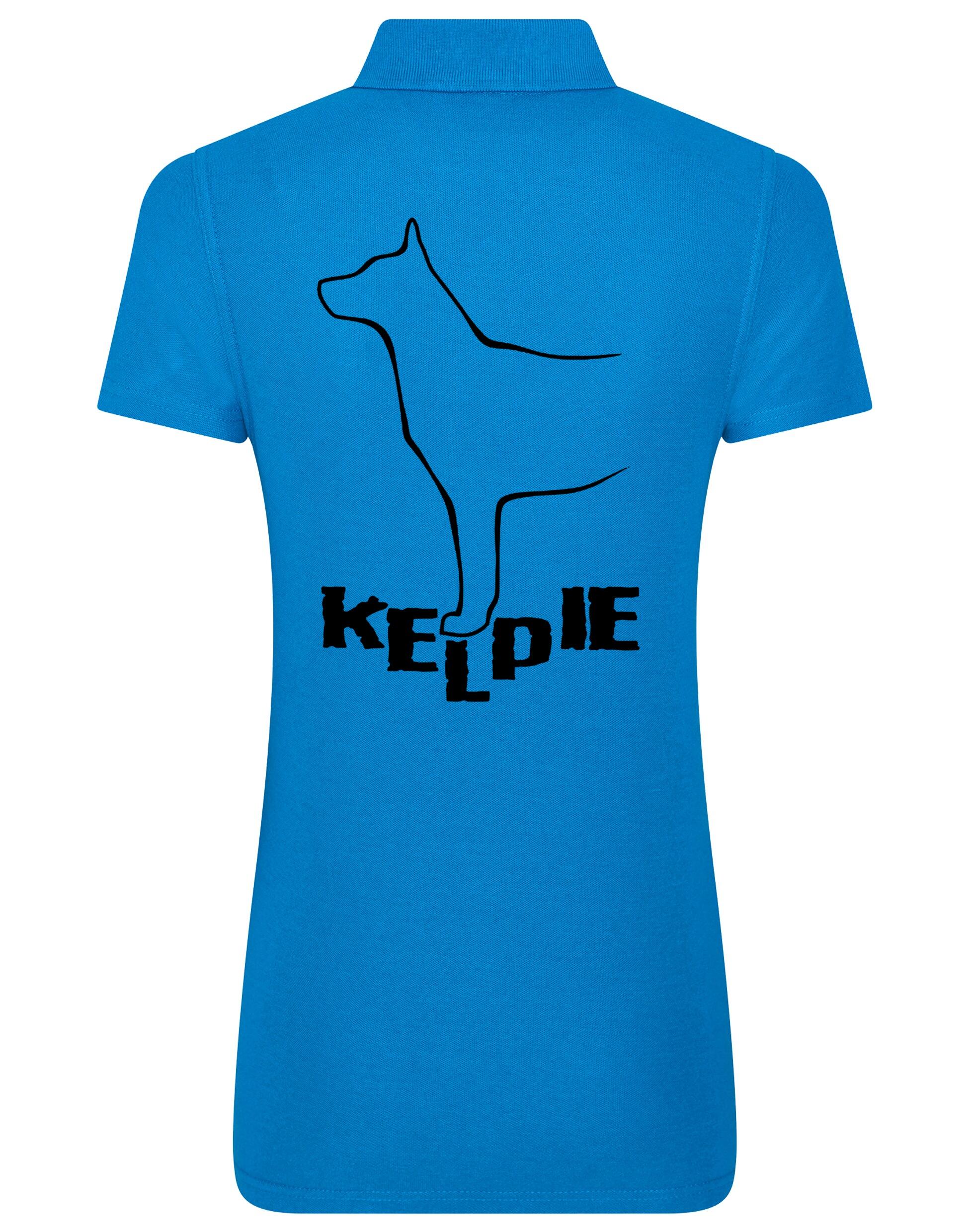 Women's Cotton Polo featuring exclusive Kelpi design with a flattering feminine fit, premium cotton fabric, and stylish comfort for all-day wear.