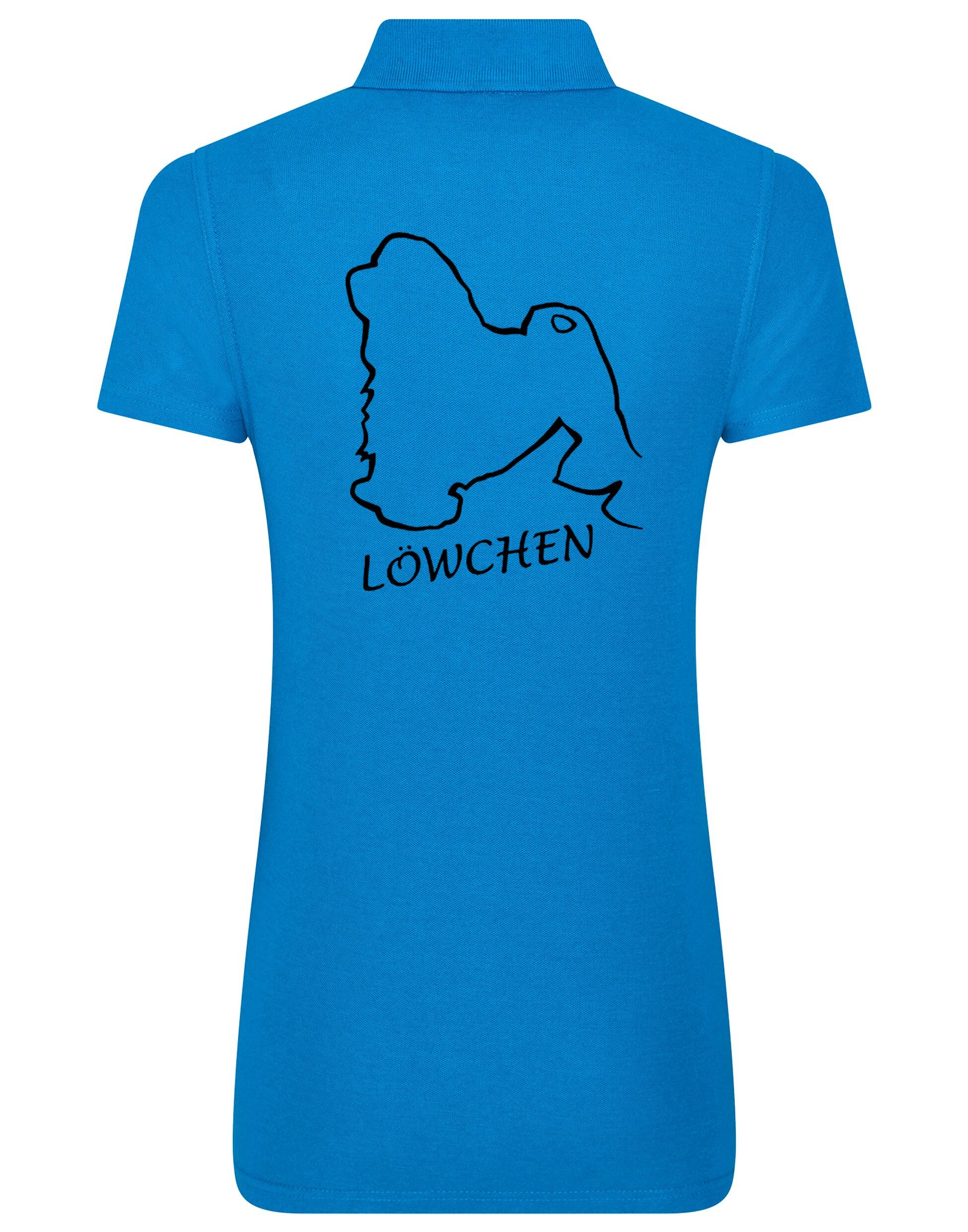Lowchen Women's Cotton Polo with exclusive breed design and feminine fit.