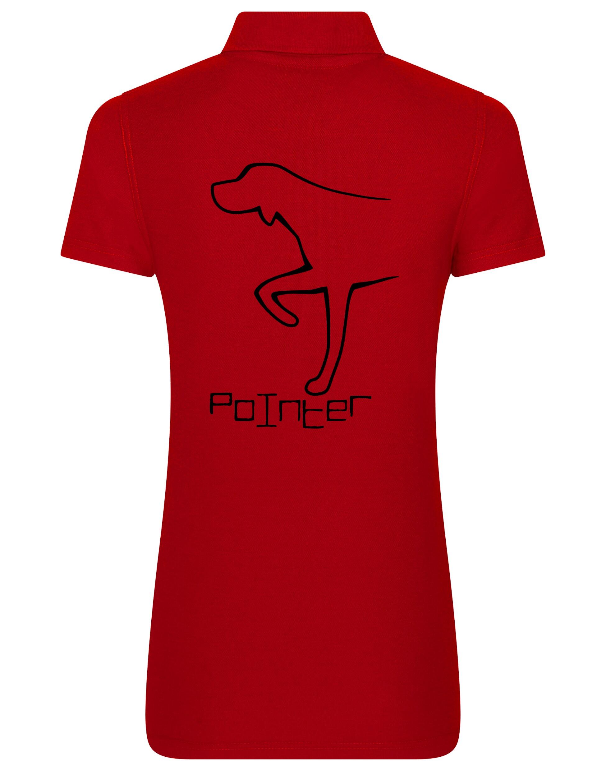 Pointer Women’s Cotton Polo featuring an exclusive Pointer design, crafted from breathable cotton for stylish comfort and elegance.