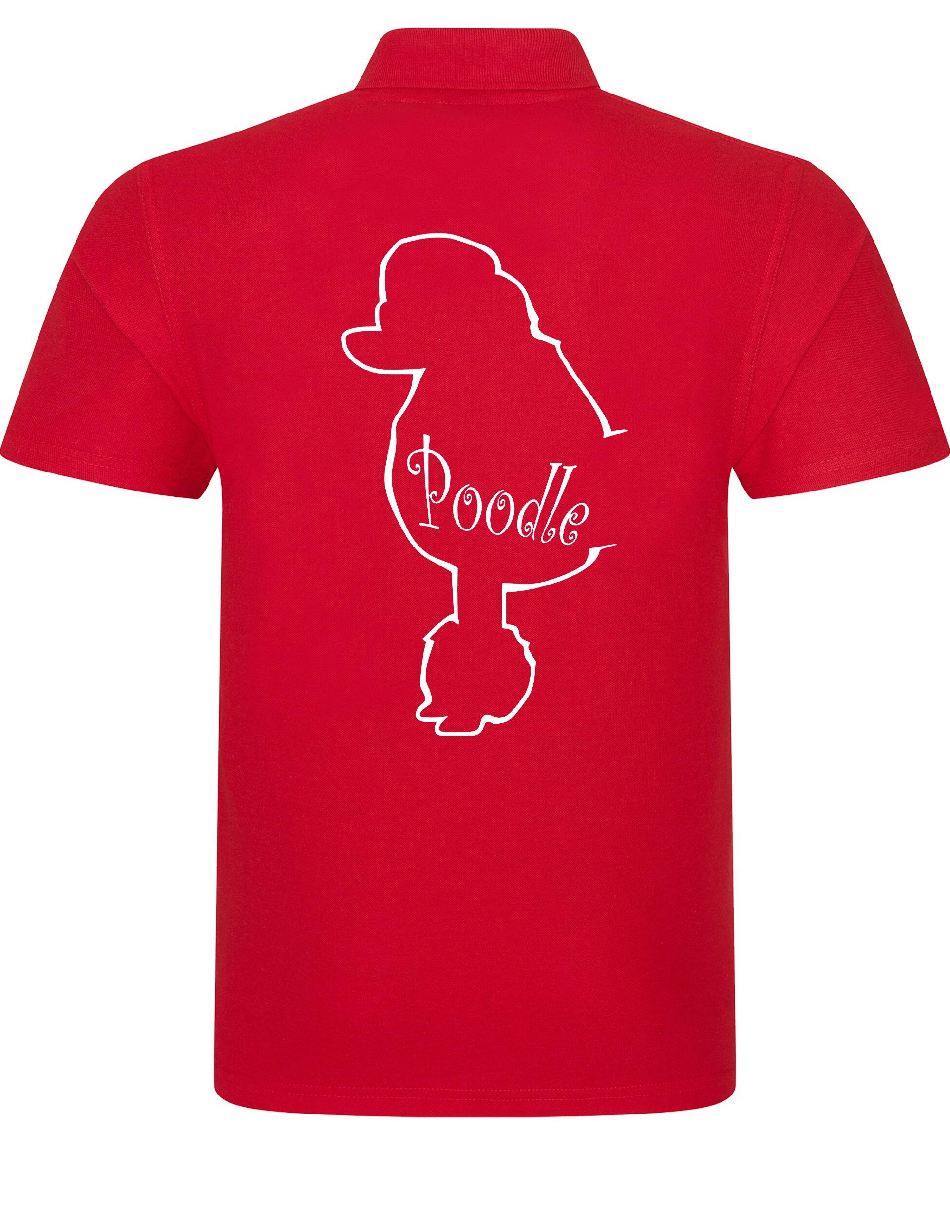 Unisex Poodle Cotton Polo featuring a distinctive Poodle graphic and crafted from premium breathable cotton for lasting comfort and effortless style.