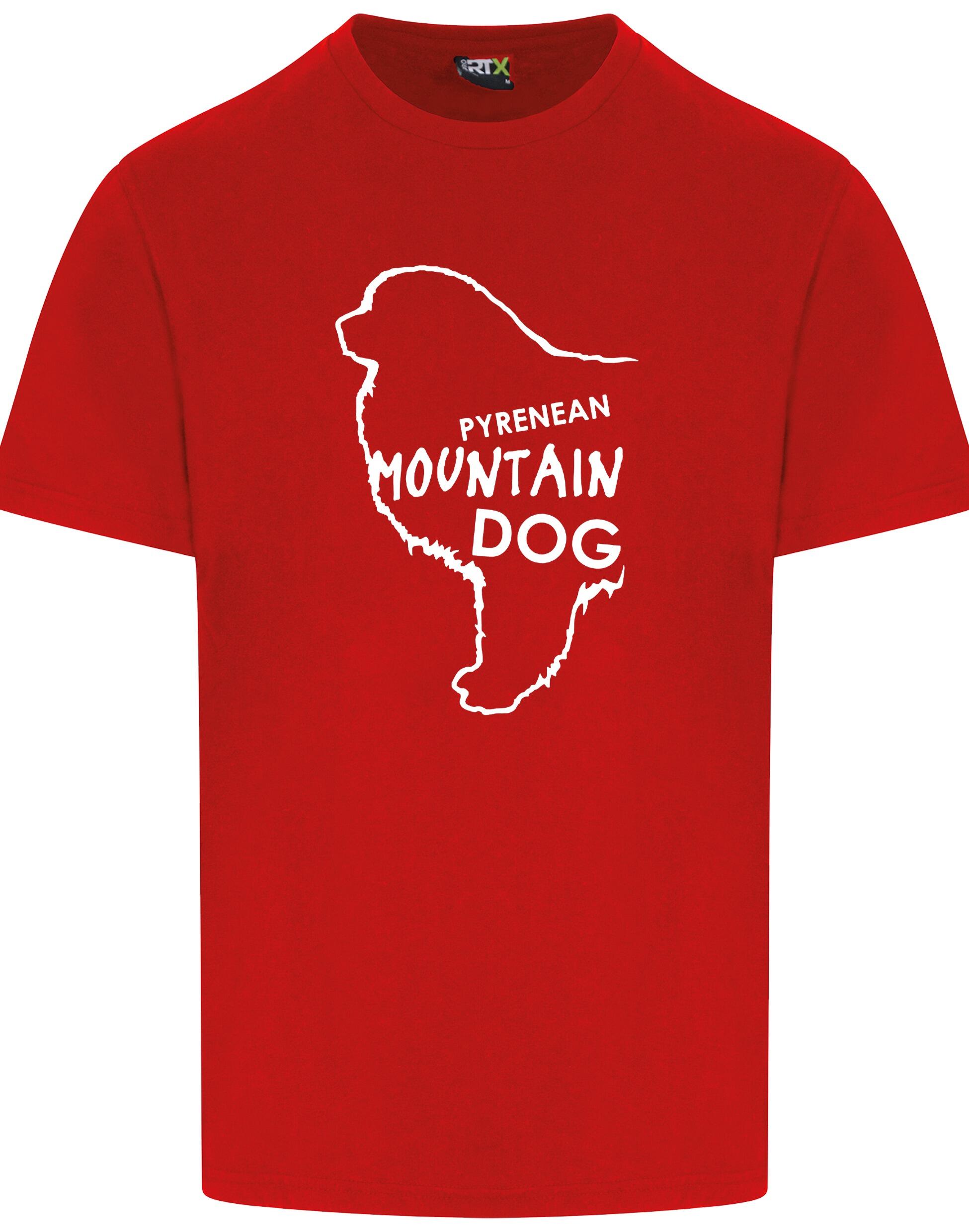 Unisex Pyrenean Mountain Dog Roundneck T-shirt featuring exclusive breed artwork, crafted from premium breathable cotton for all-day comfort and a relaxed, stylish fit, perfect for Pyrenean Mountain Dog enthusiasts.