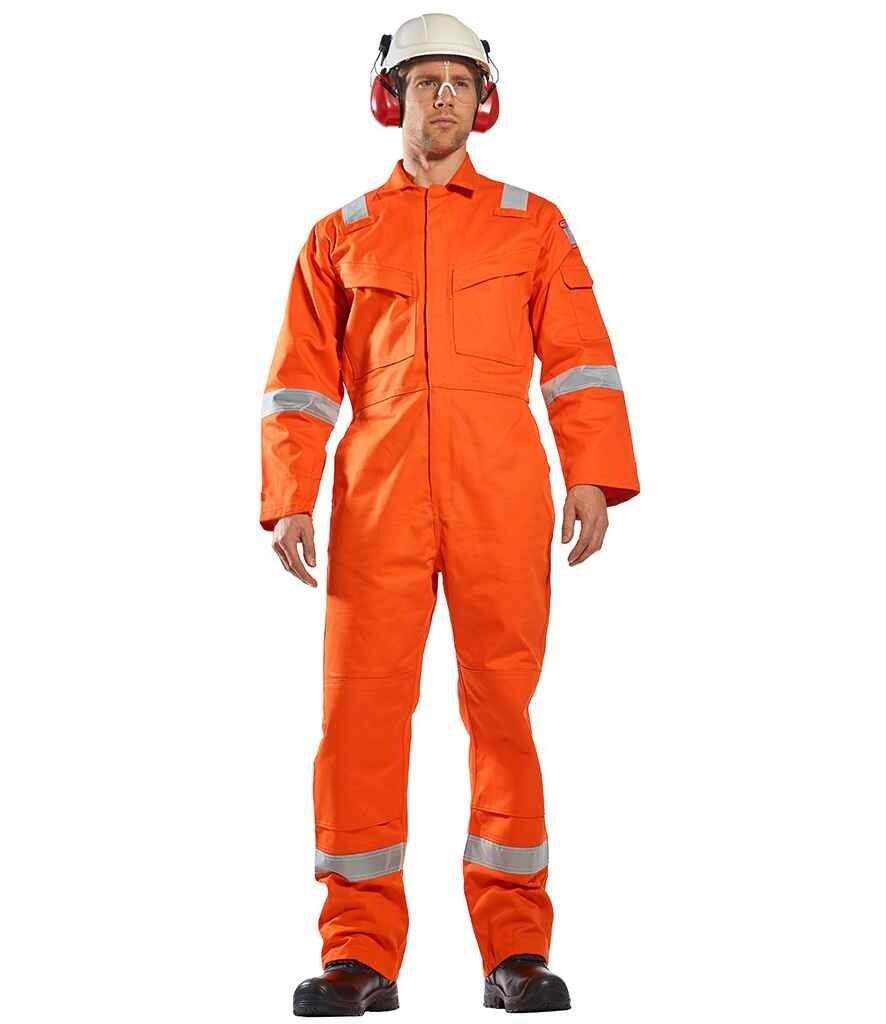 PW425 (FR50) Portwest Bizflame™ Anti-Static CoveralL MODEL