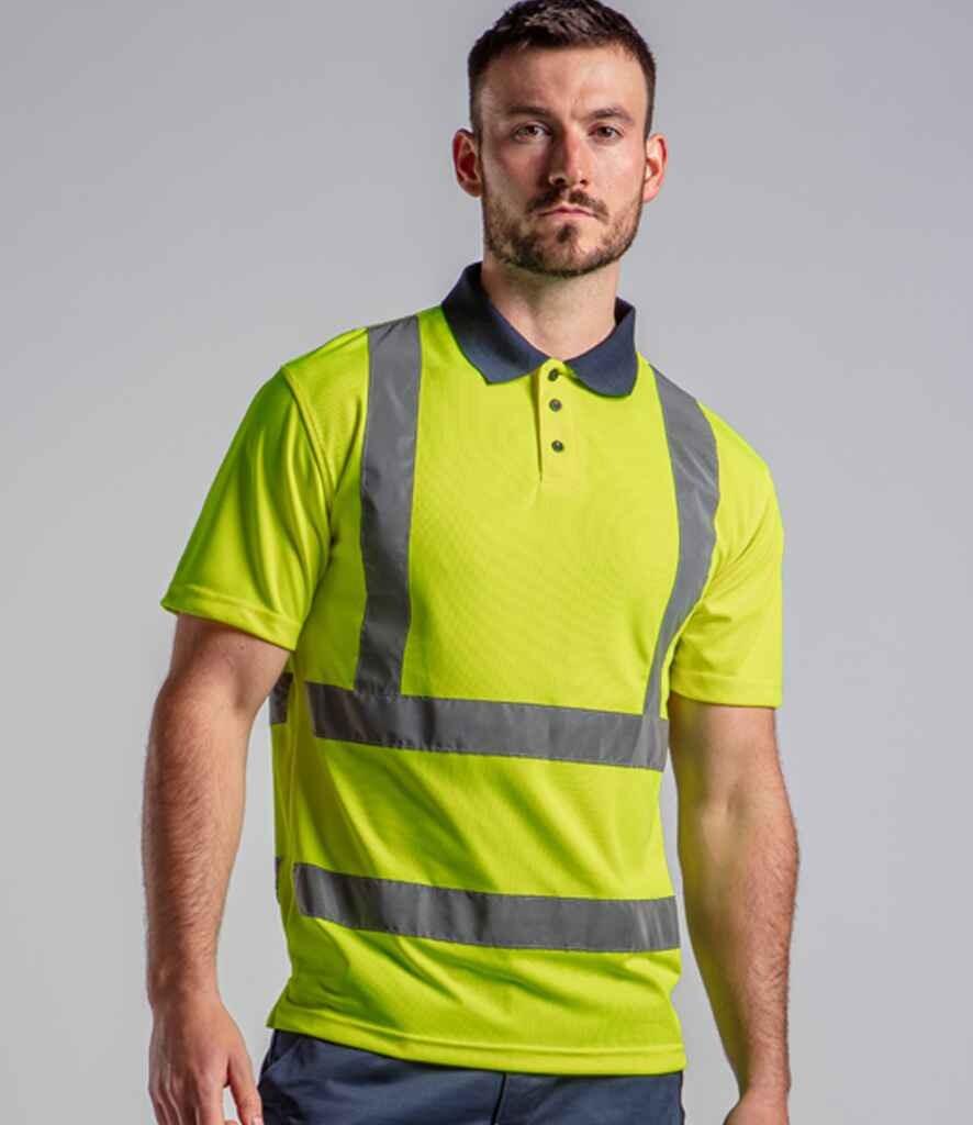 RX710 Pro RTX High Visibility Polo Shirt MODEL