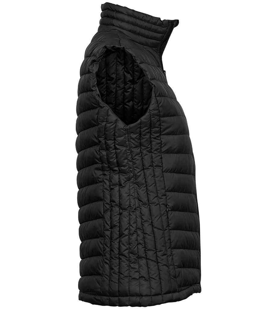 T9633 (9633) Tee Jays Ladies Zepelin Padded Bodywarmer BLACK SIDE