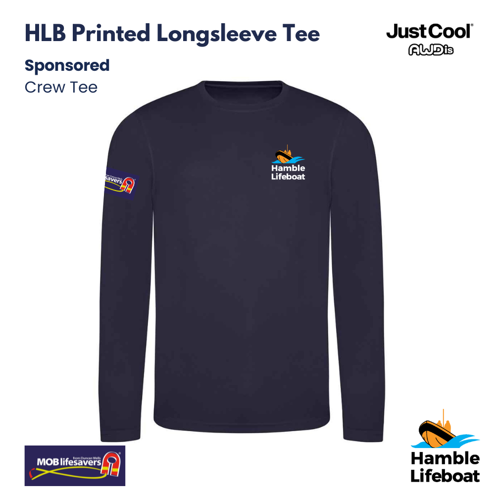 Hamble lifeboat sponsored crew longsleeve t-shirt